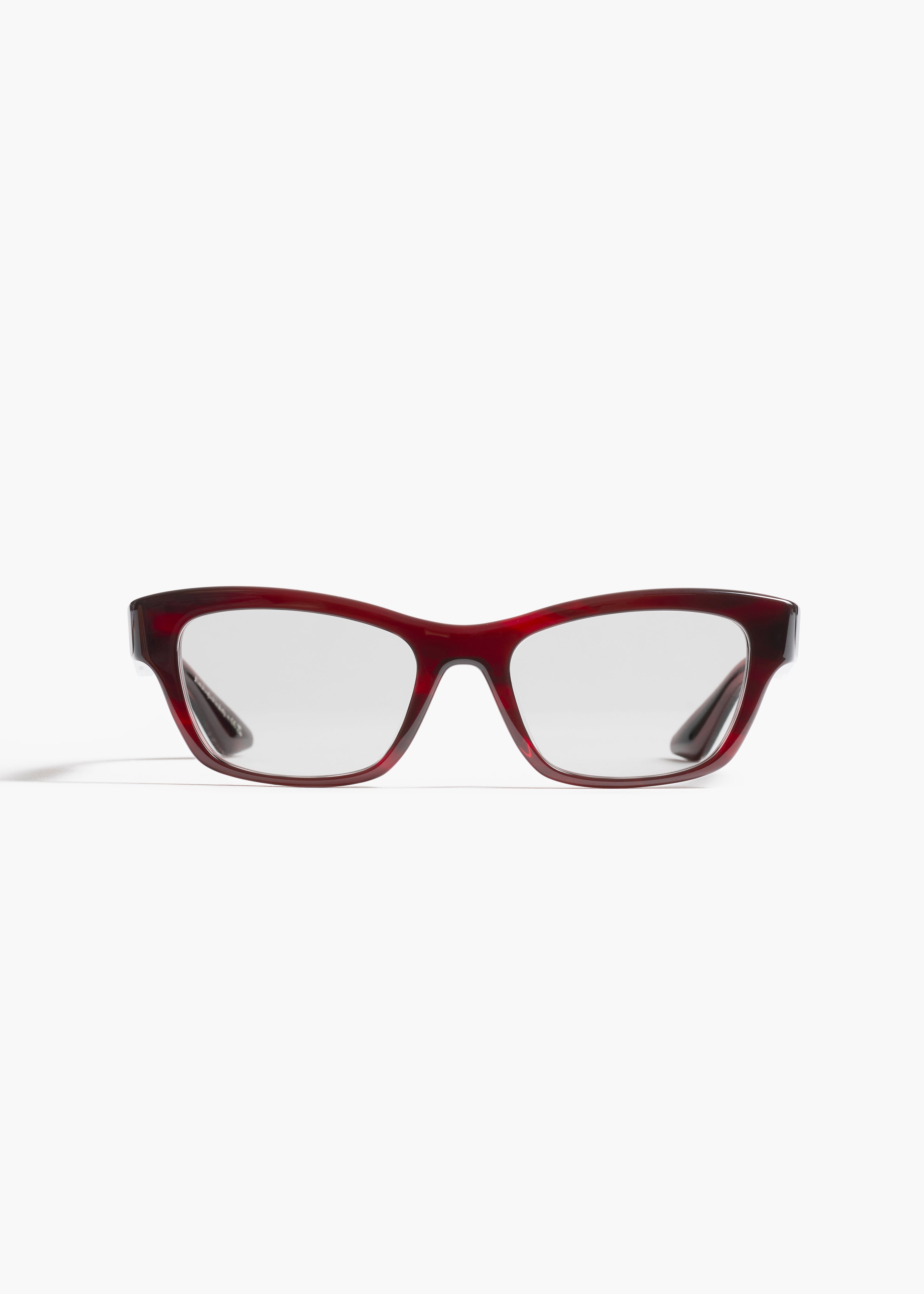 KHAITE x Oliver Peoples 1953RX in Bordeaux Bark FRONT VIEW