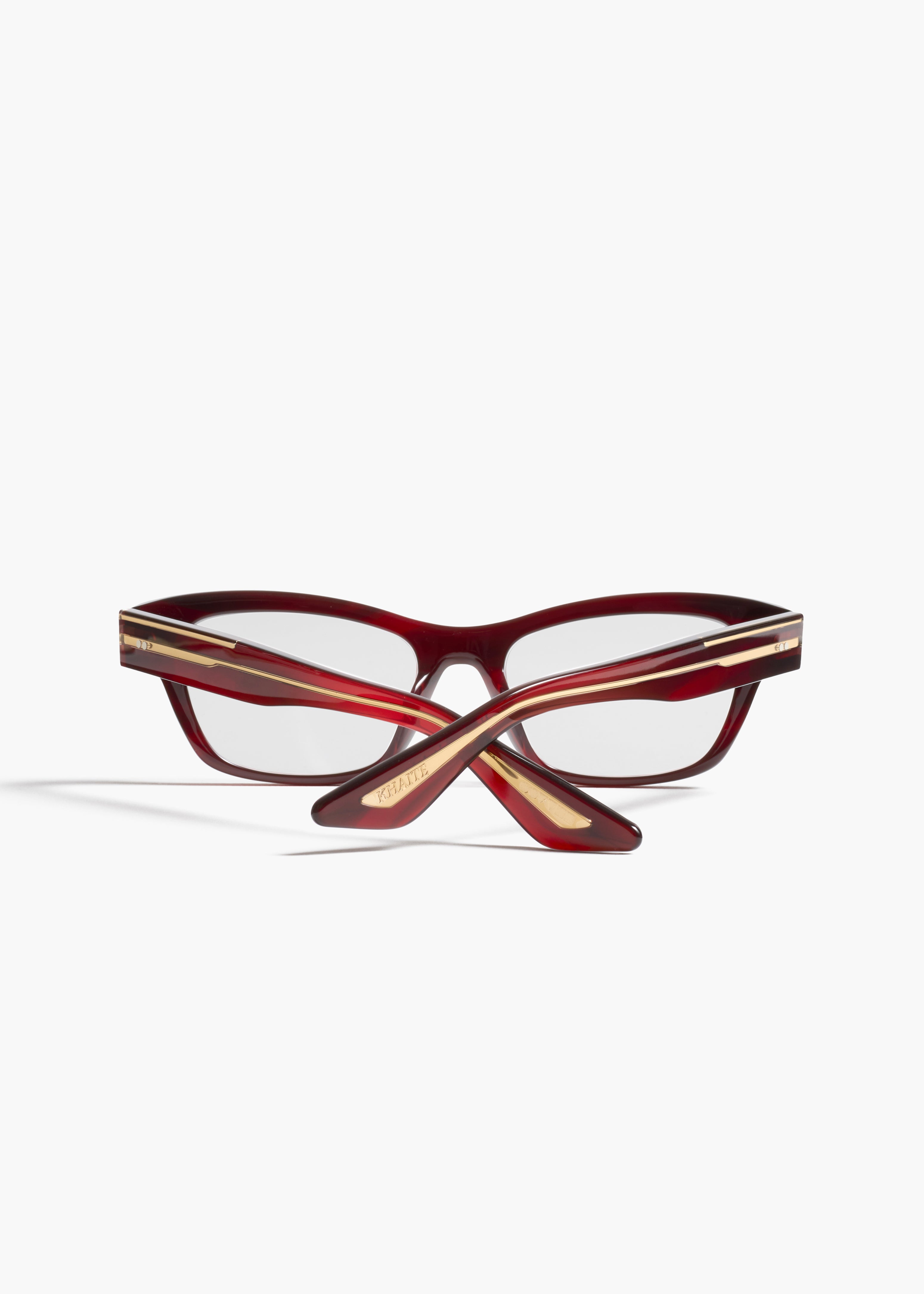 KHAITE x Oliver Peoples 1953RX in Bordeaux Bark BACK VIEW