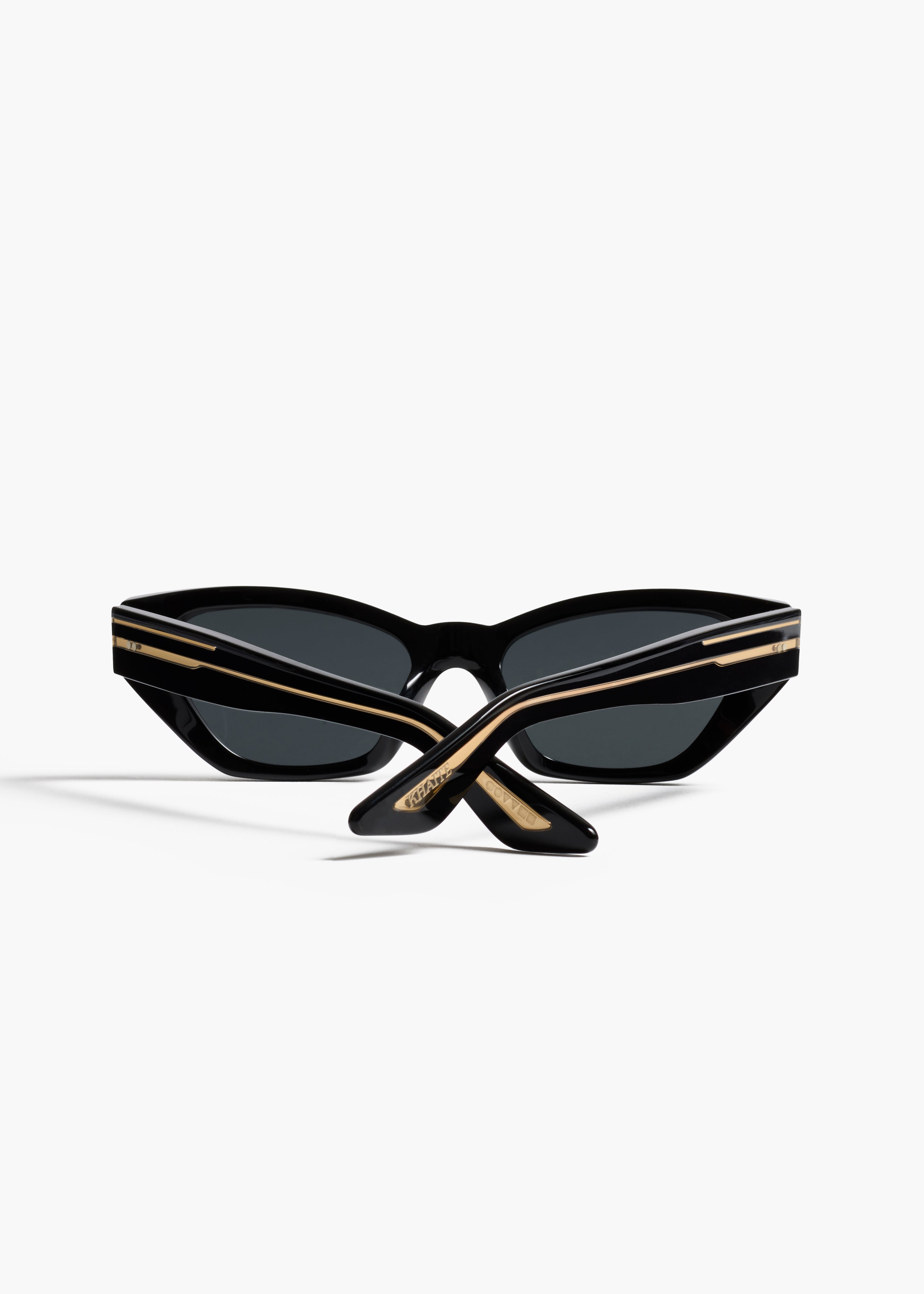 KHAITE x Oliver Peoples 1961C in Black and Grey BACK VIEW