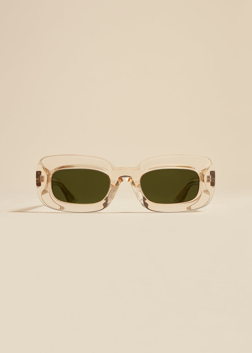 The KHAITE x Oliver Peoples 1966C in Buff and Green