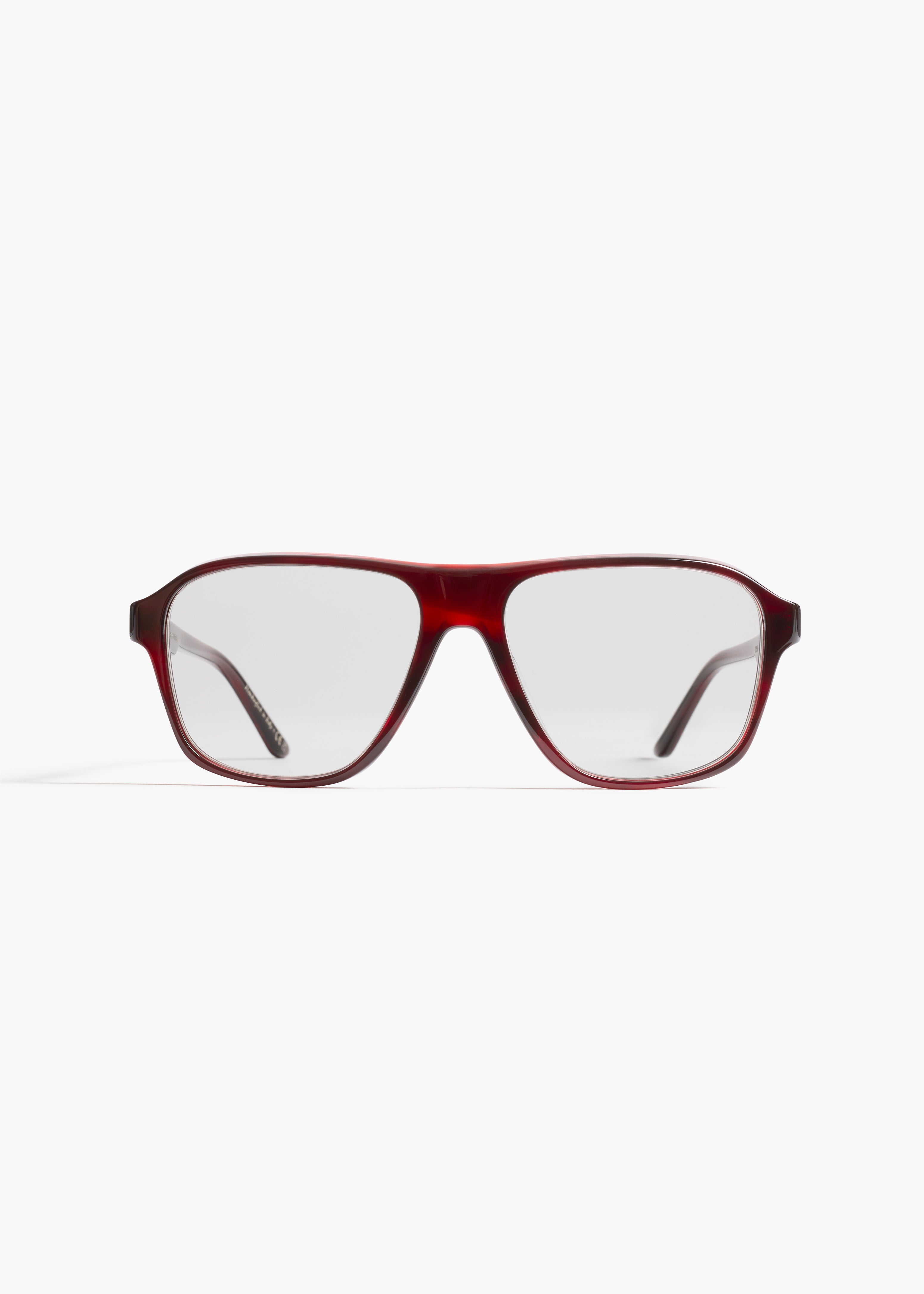KHAITE x Oliver Peoples 1978RX in Bordeaux Bark FRONT VIEW
