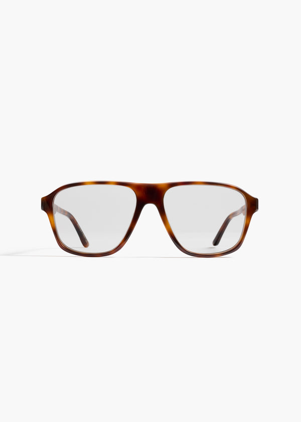 KHAITE x Oliver Peoples 1978RX in Dark Mahogany FRONT VIEW