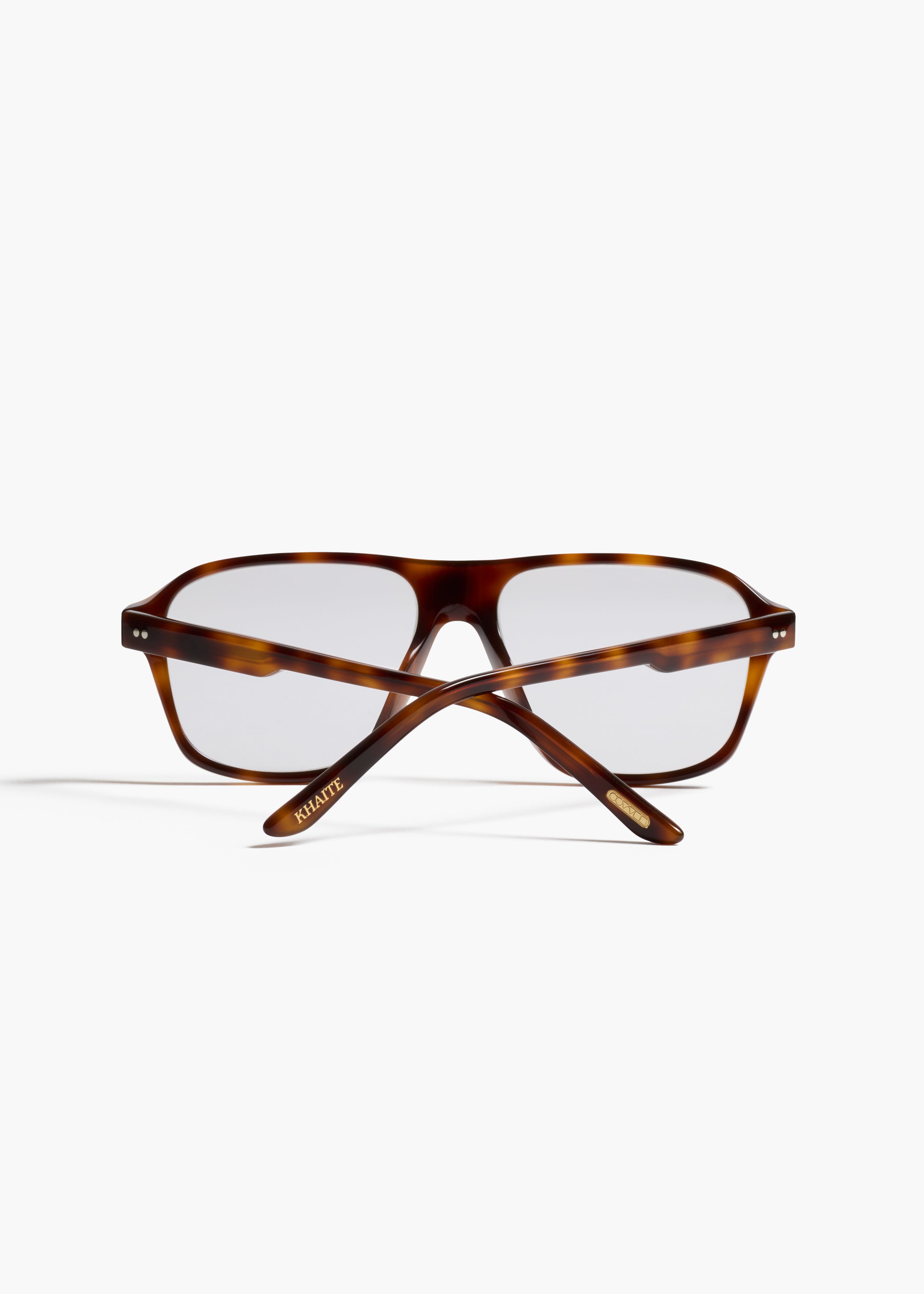KHAITE x Oliver Peoples 1978RX in Dark Mahogany BACK VIEW