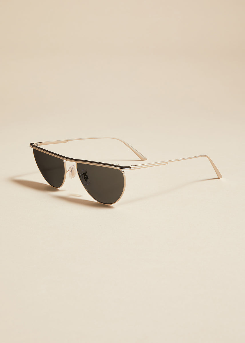 The KHAITE x Oliver Peoples 1984C in Silver and Grey