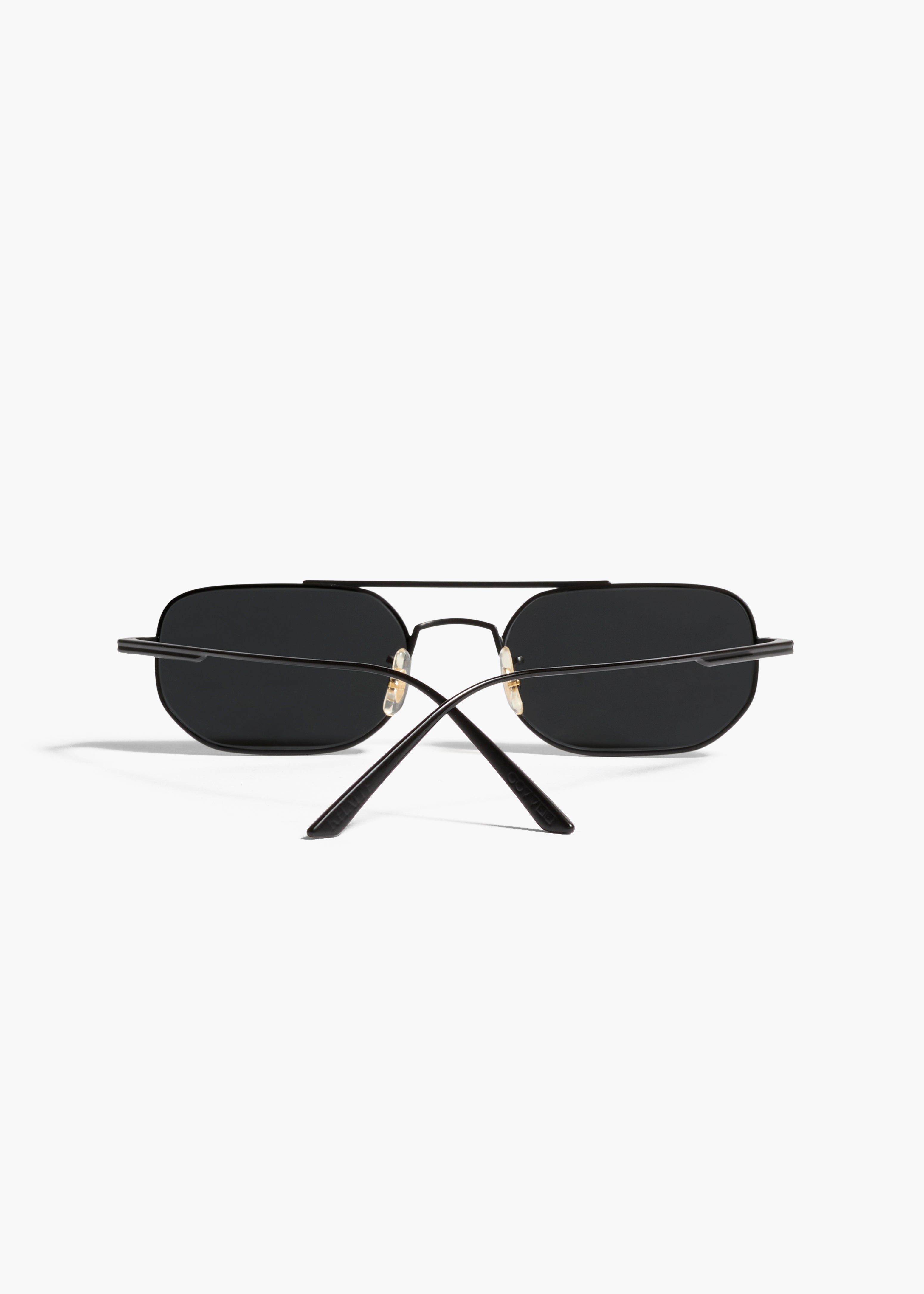 KHAITE x Oliver Peoples 1989C in Matte Black and Grey BACK SHOT