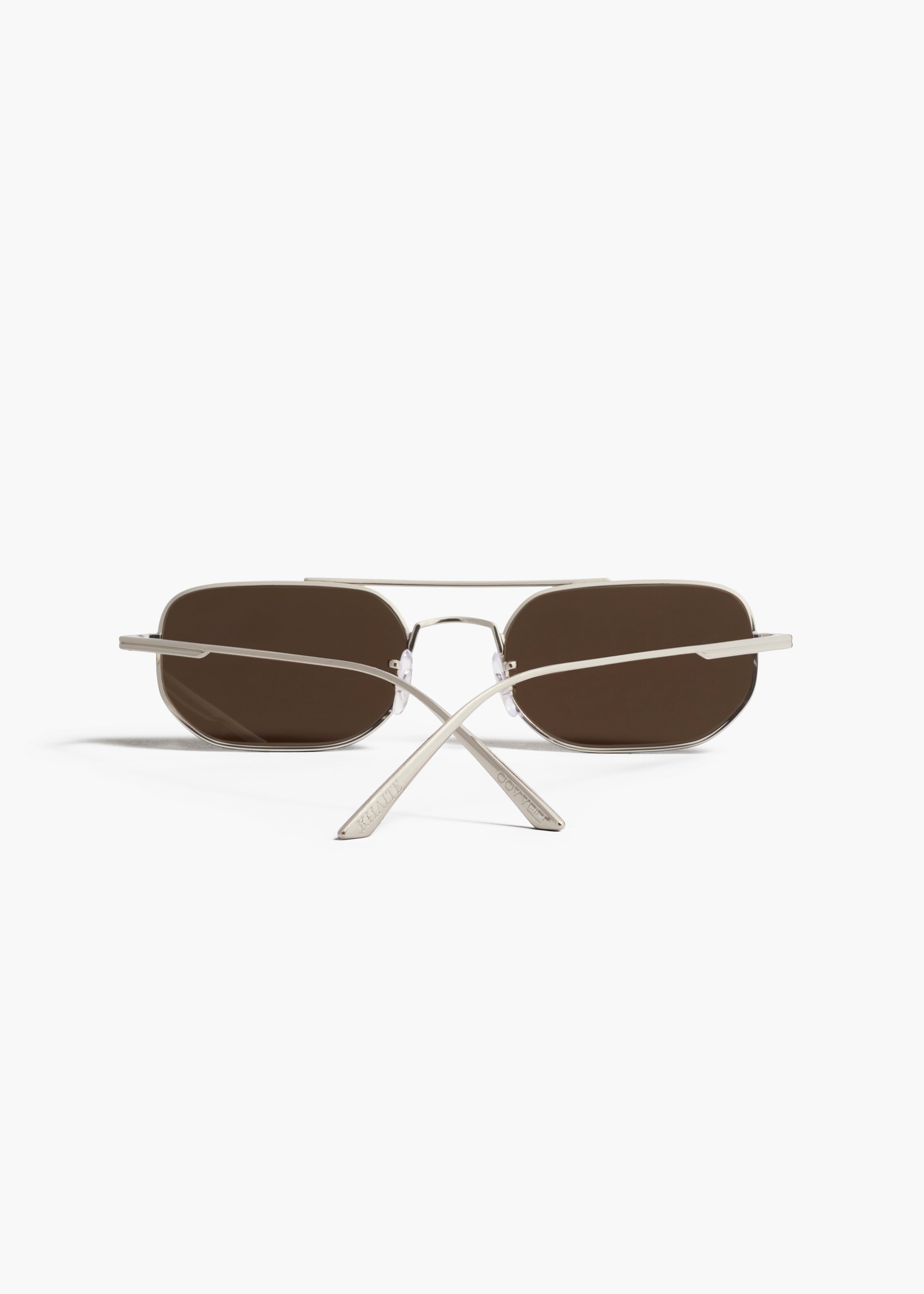 KHAITE x Oliver Peoples 1989C in Silver and Grey BACK SHOT