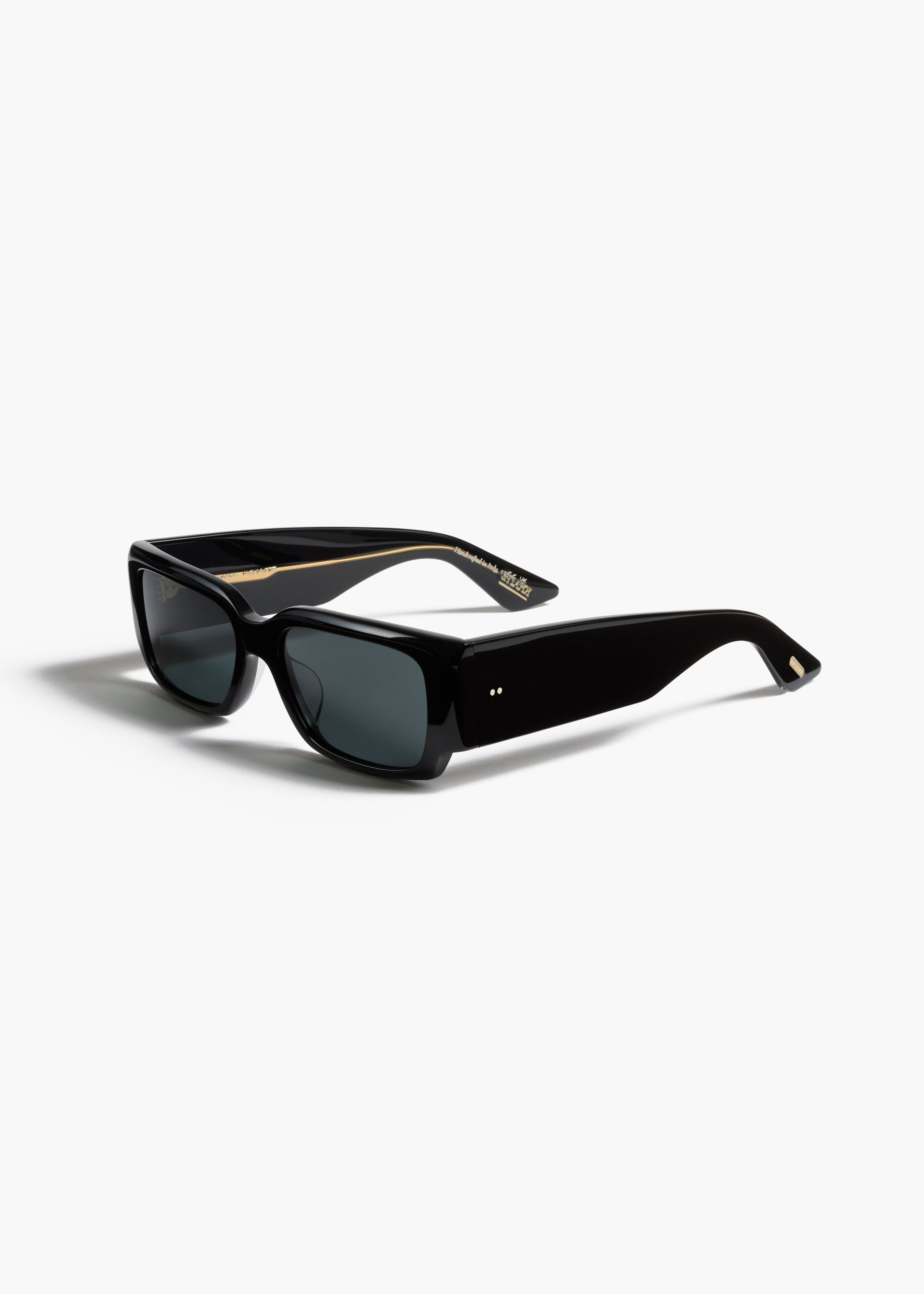 KHAITE x Oliver Peoples 1995C in Black and Grey SIDE VIEW