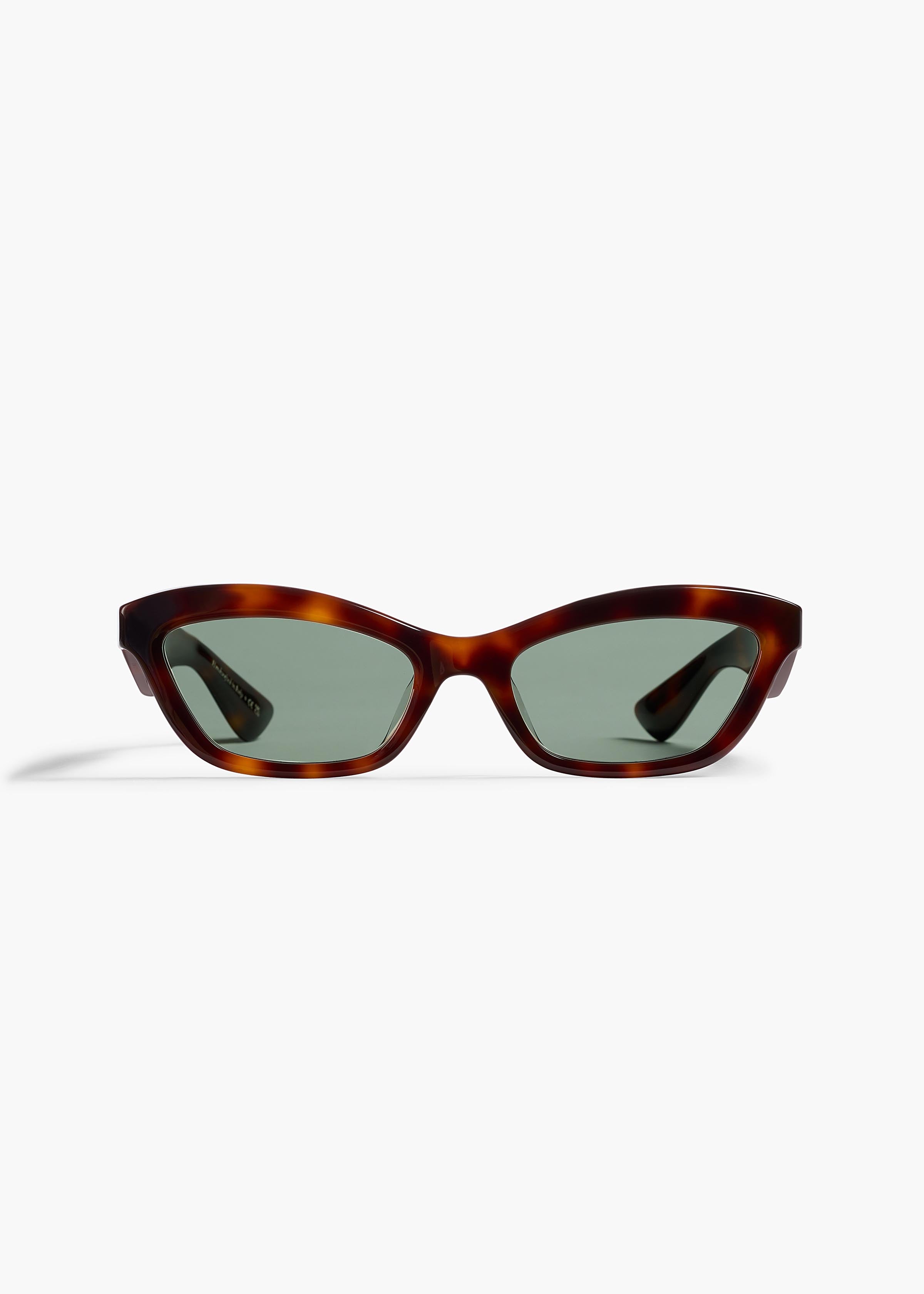 KHAITE - KHAITE x Oliver Peoples 1997C in Dark Mahogany and Green Wash