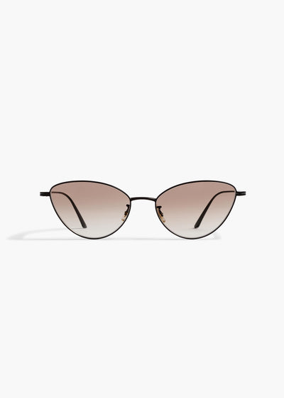 KHAITE x Oliver Peoples 1998C in Matte Black and Soft Tan Gradient
