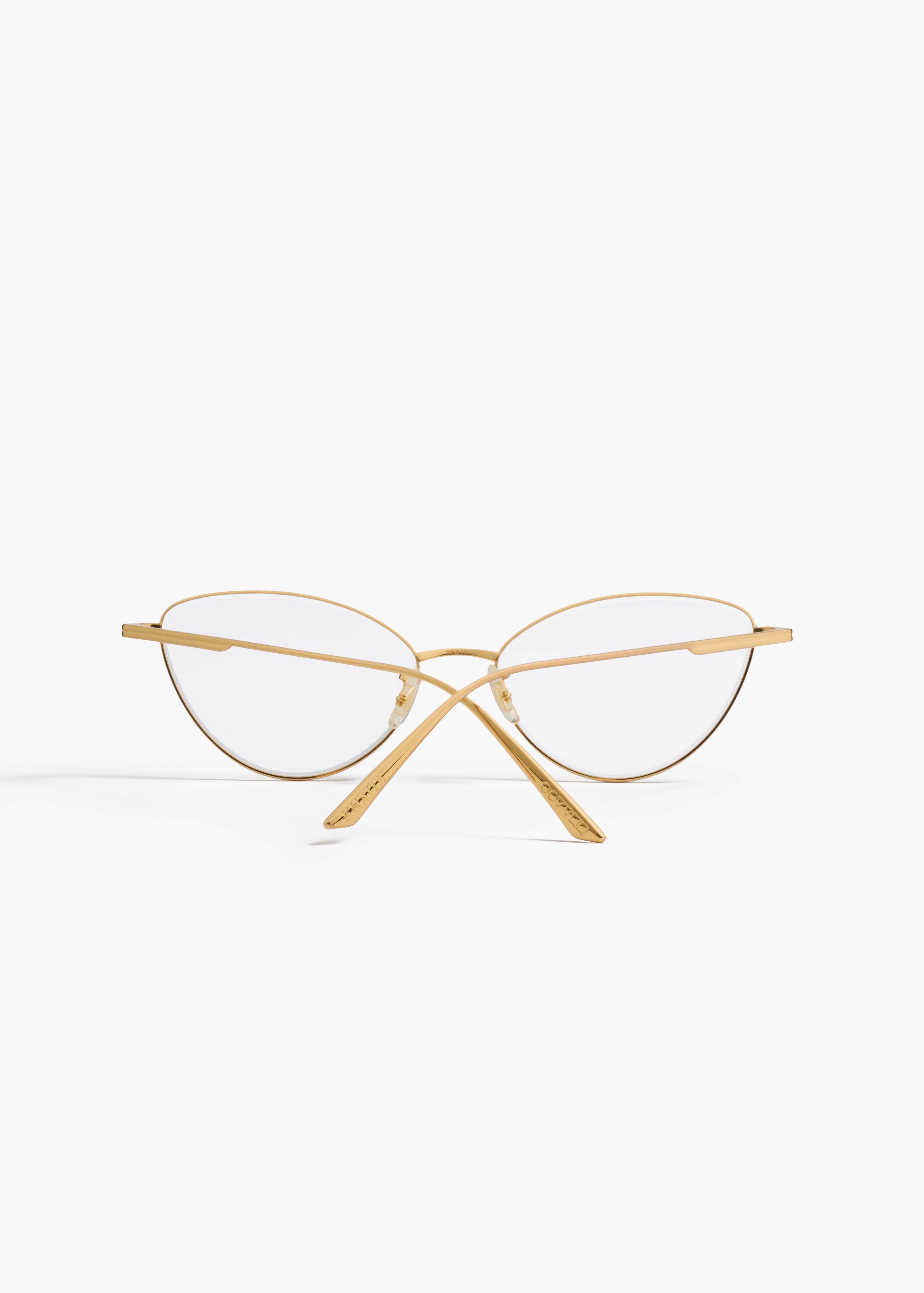 KHAITE x Oliver Peoples 1998RX in Gold BACK VIEW