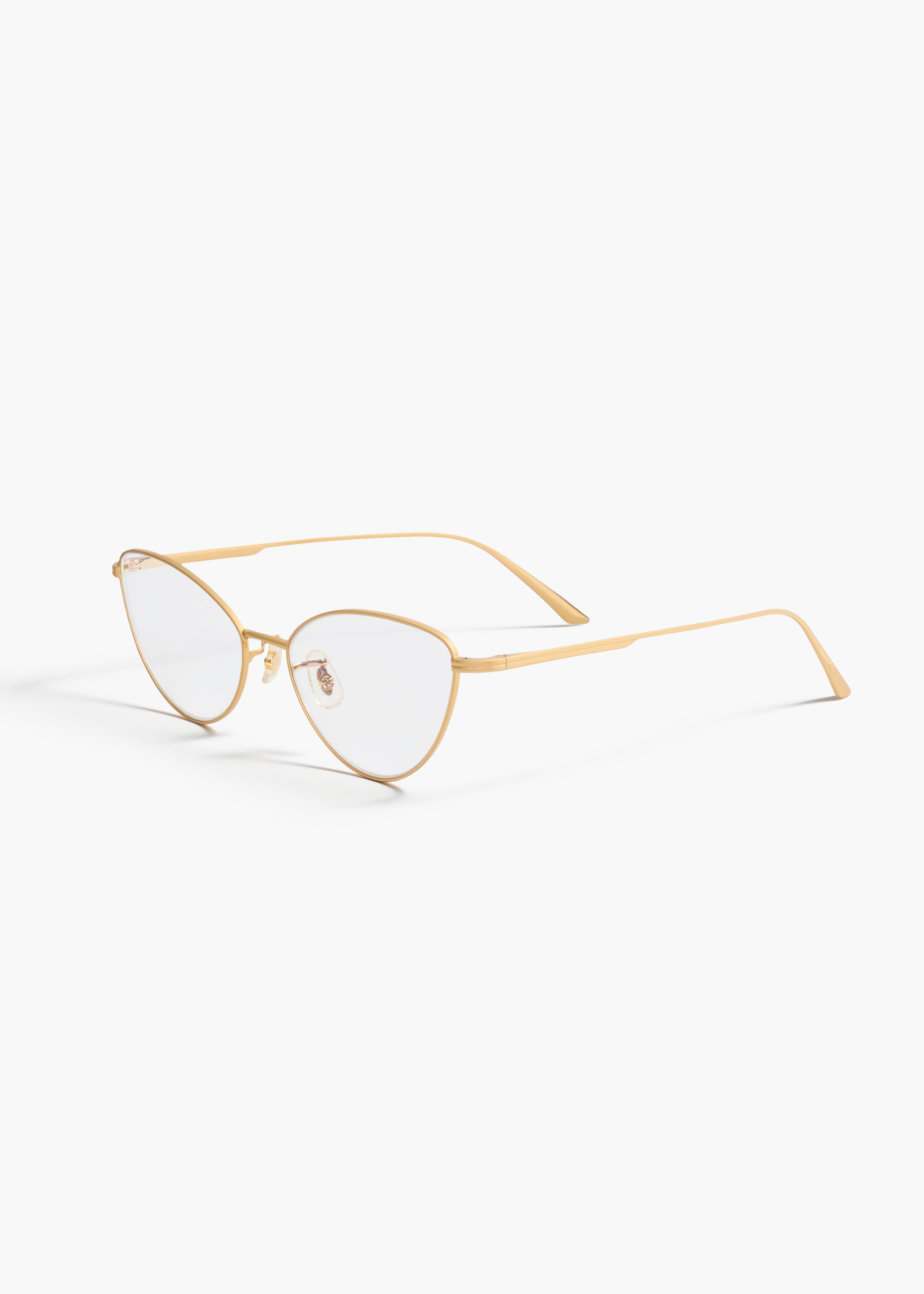 KHAITE x Oliver Peoples 1998RX in Gold SIDE VIEW