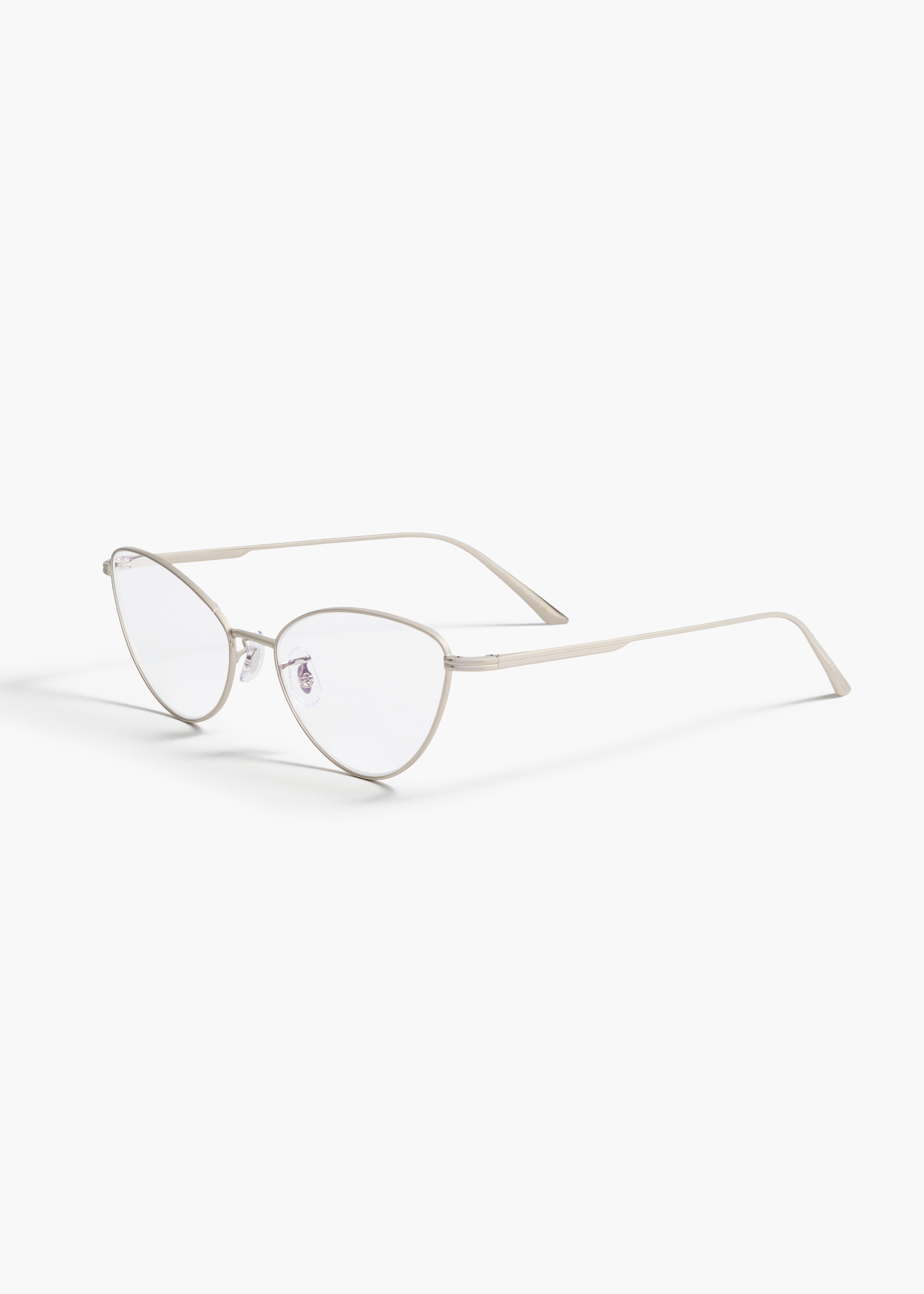 KHAITE x Oliver Peoples 1998RX in Silver SIDE VIEW