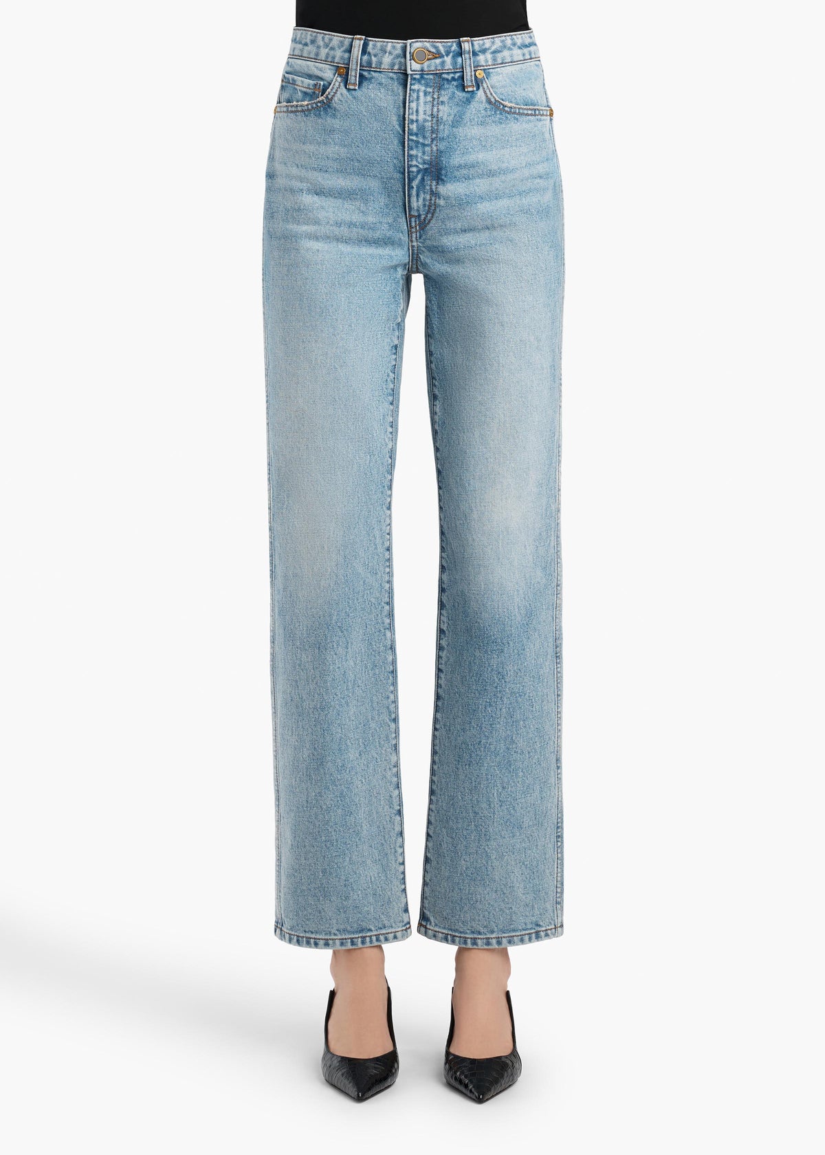 KHAITE - Abigail Stretch Jean in Bryce