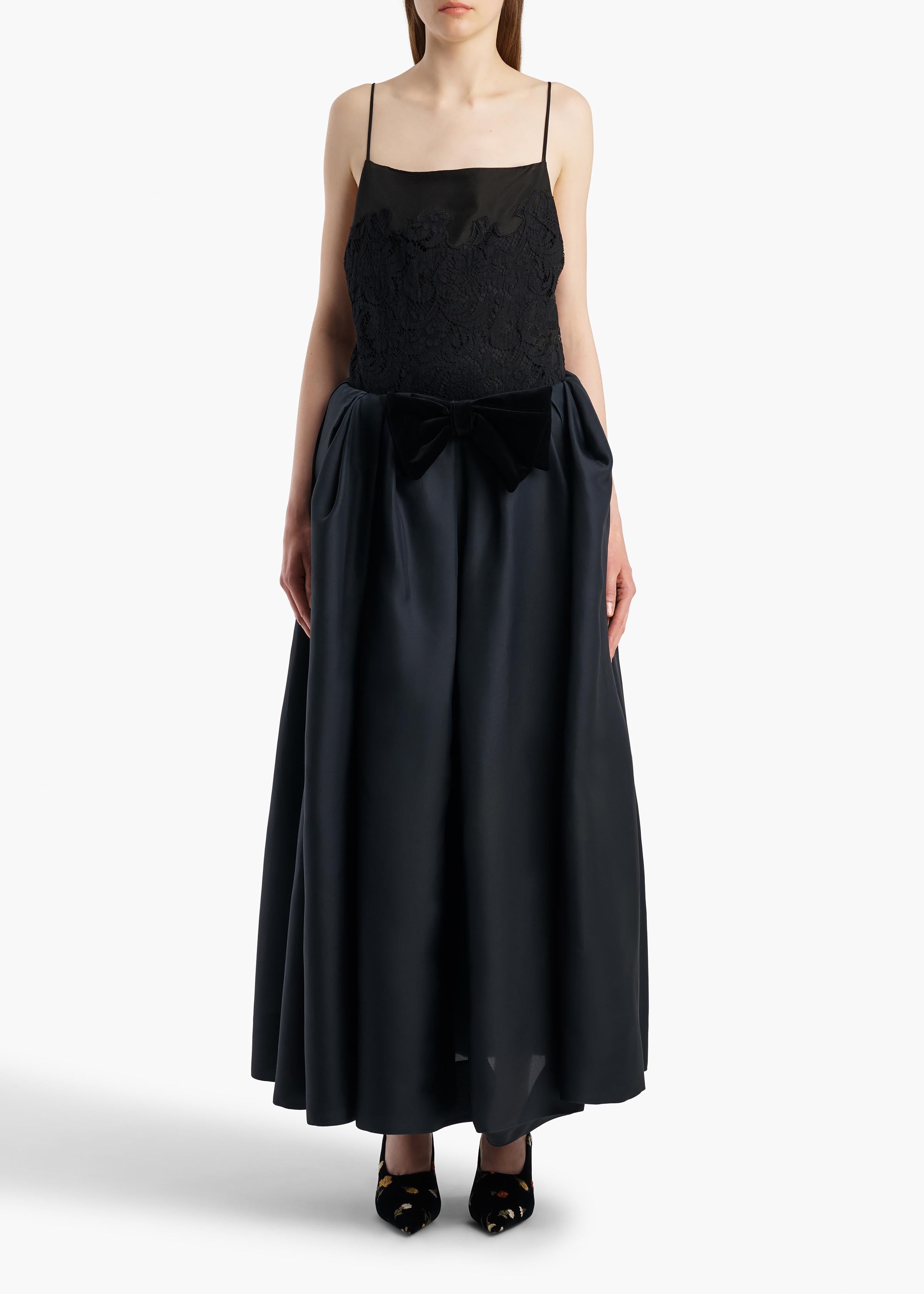 KHAITE - Adara Skirt in Black