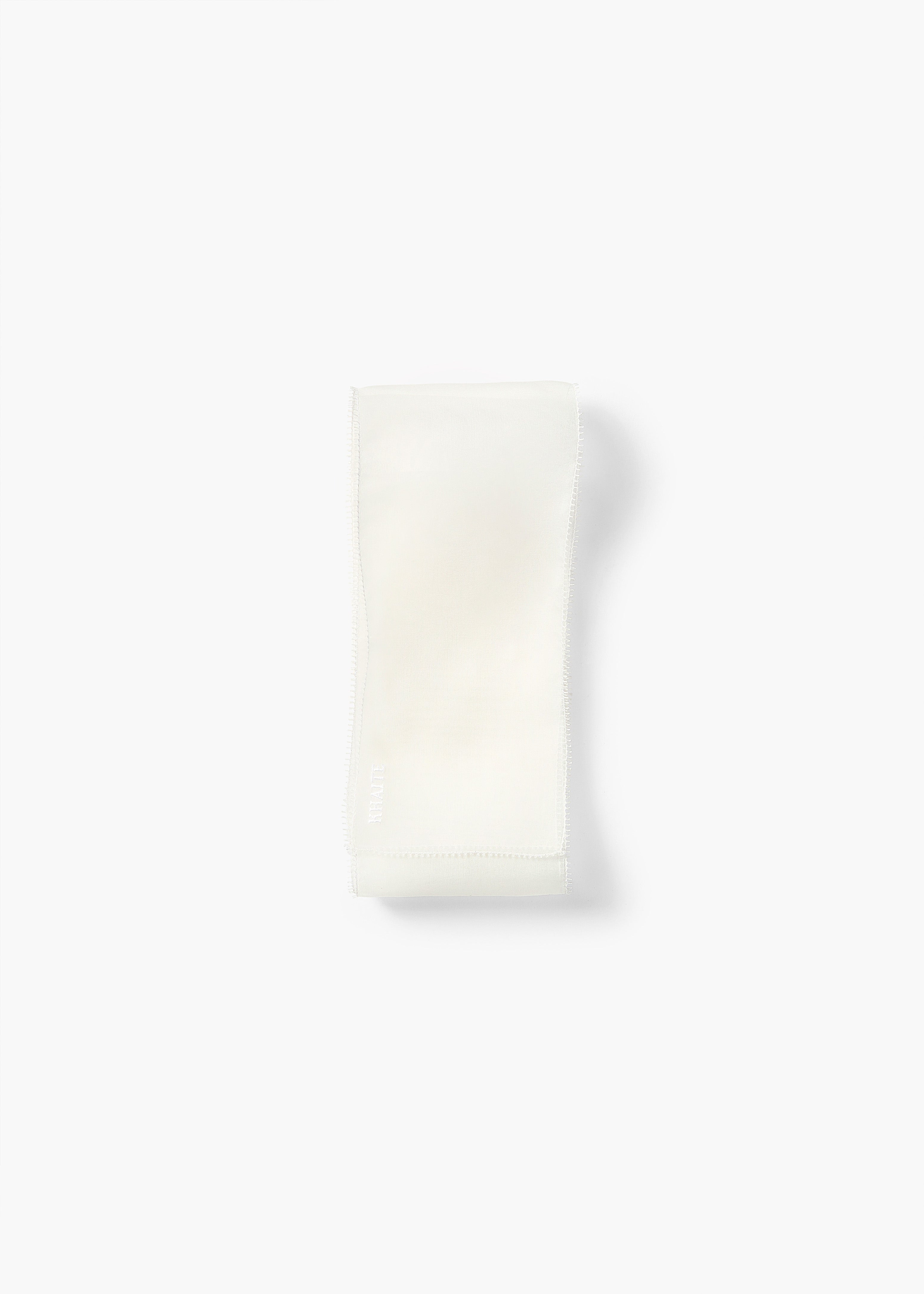 KHAITE - Allie Scarf in Chalk