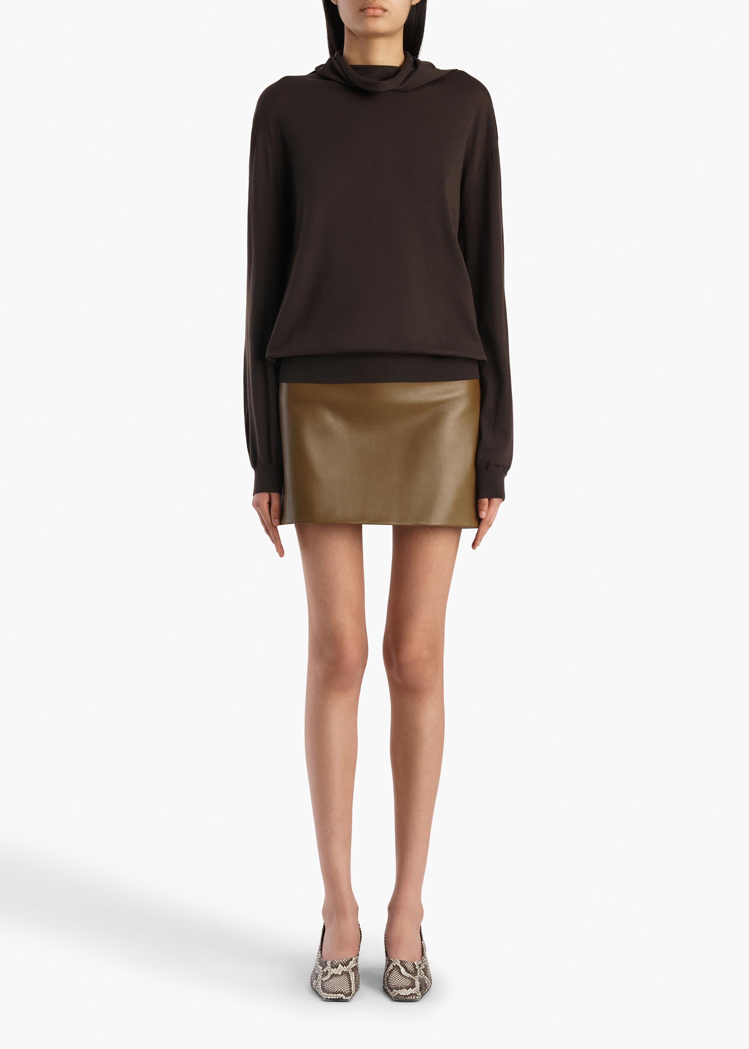 ANNETTE SWEATER ESPRESSO 18294537 864 A STYLED