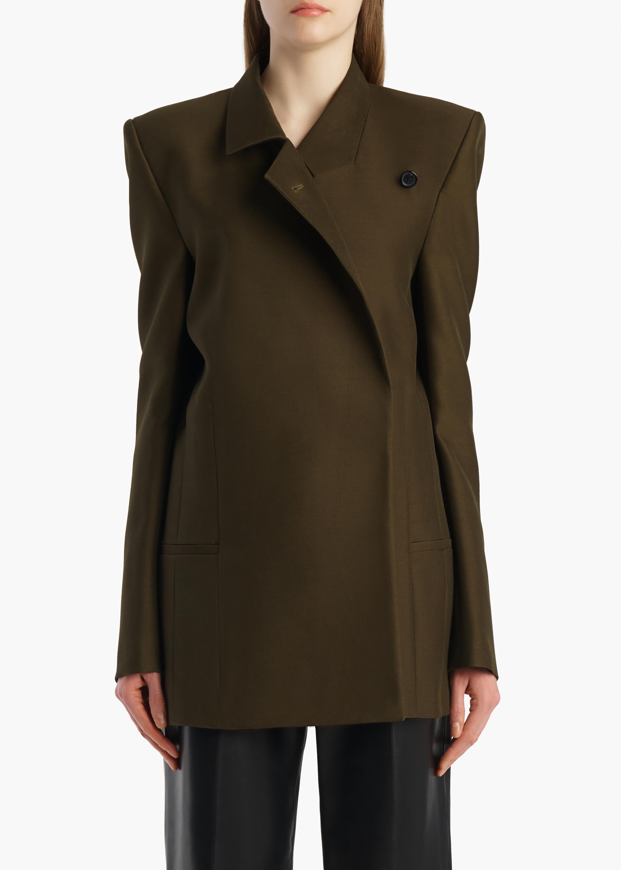 KHAITE - Armair Jacket in Dark Olive