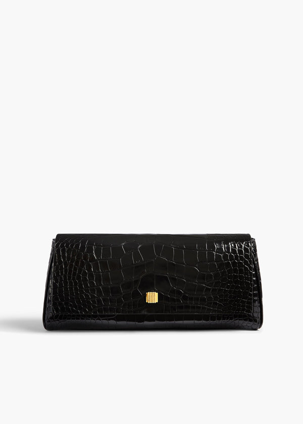 AUDREY CLUTCH BLACK ALLIGATOR H3033 929 200 A
