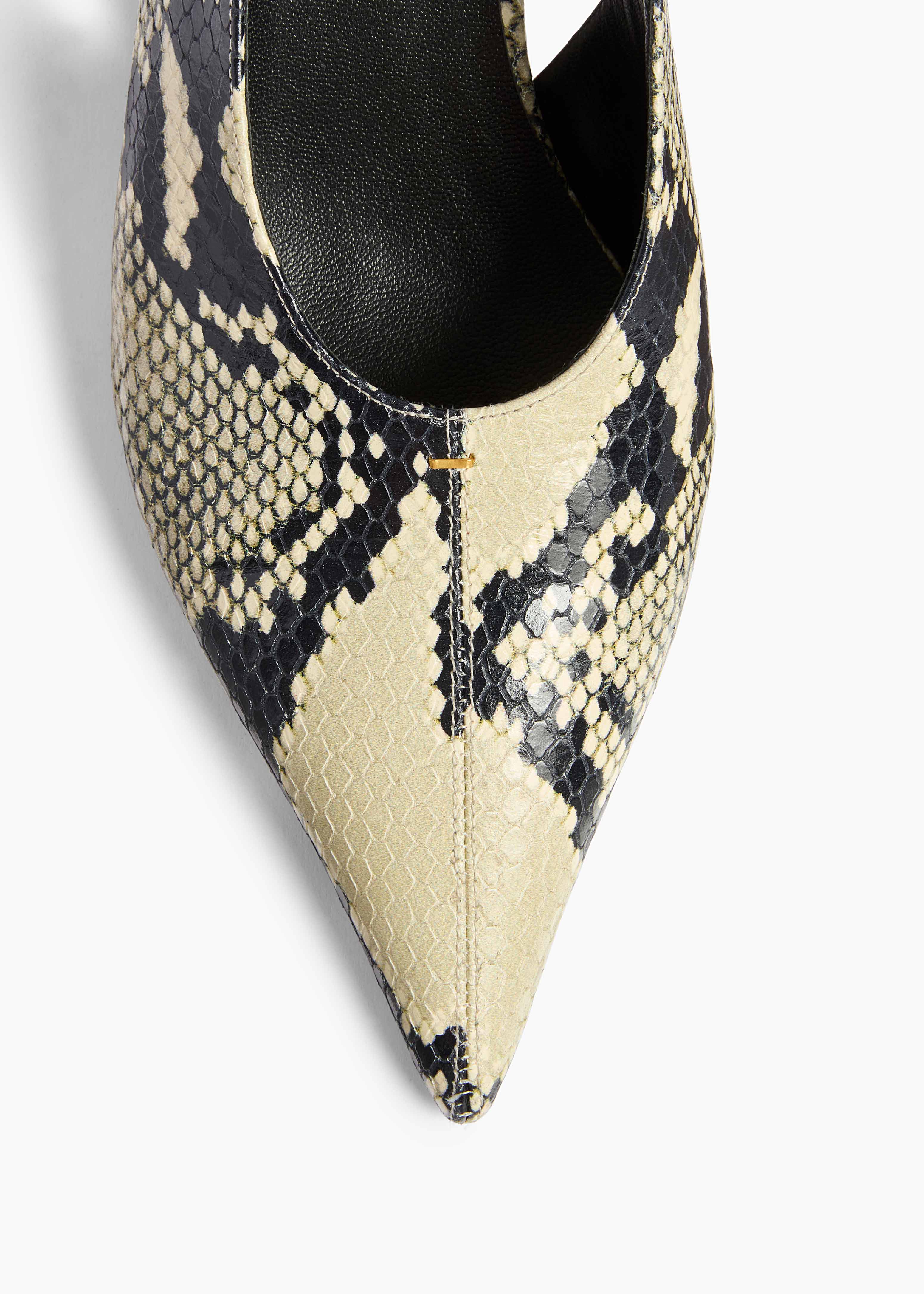 BELLA PUMP 55 NATURAL PYTHON EMBOSSED F2049 803 121 C