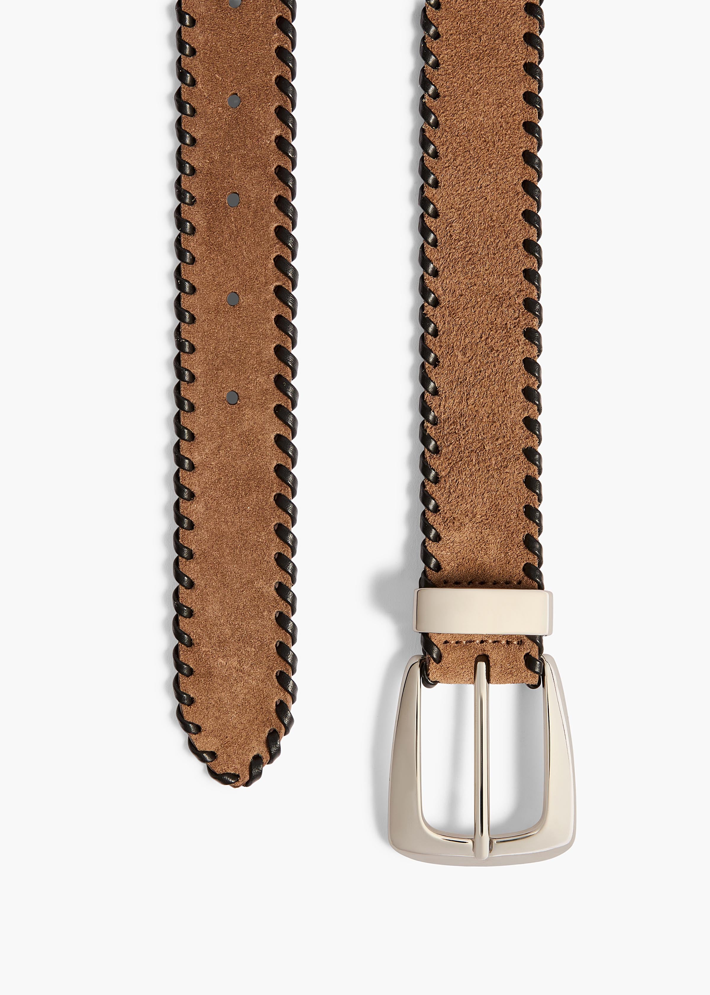 BENNY BELT W WHIPSTITCH SILVER DATTERO 10189 1031 775 C