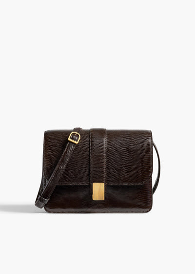 Blake Crossbody Bag in Ebano Lizard