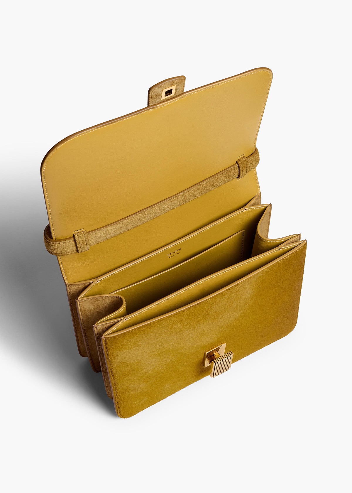 KHAITE - Blake Crossbody Bag in Golden Olive