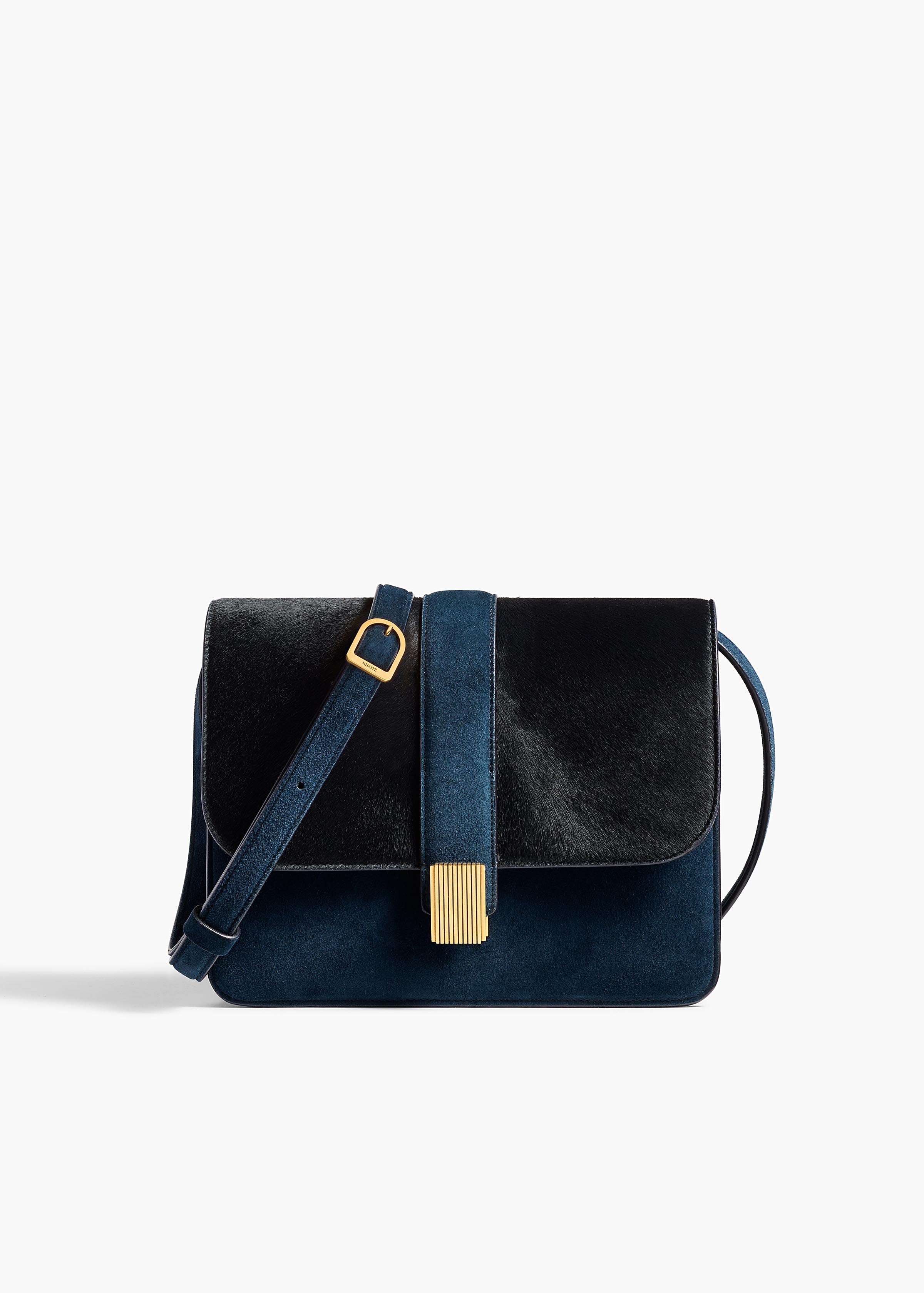 KHAITE - Blake Crossbody Bag in Midnight Navy