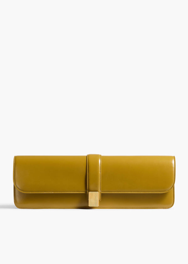 Blake Long Clutch in Golden Olive