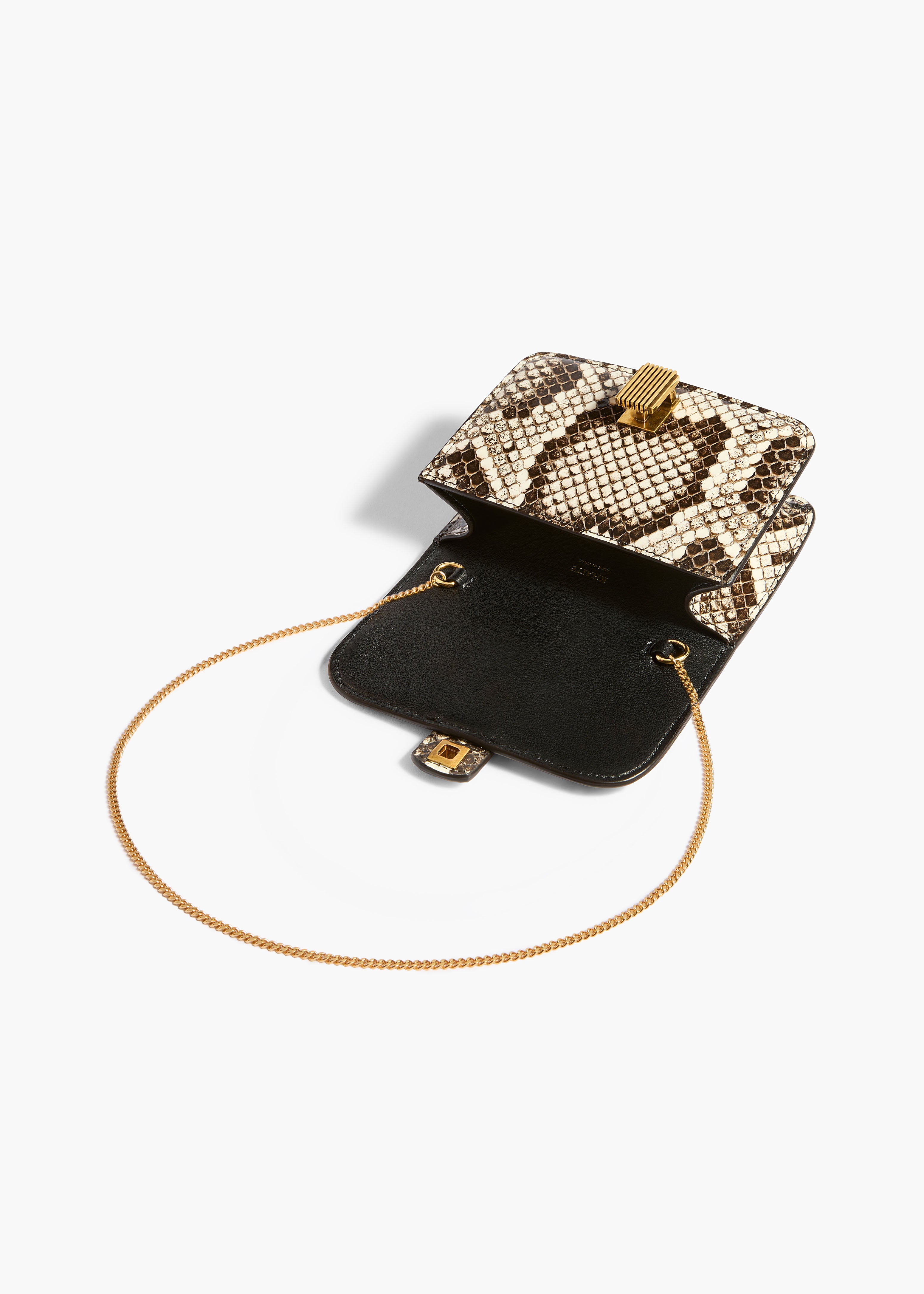 KHAITE - Blake Nano Bag in Natural Python