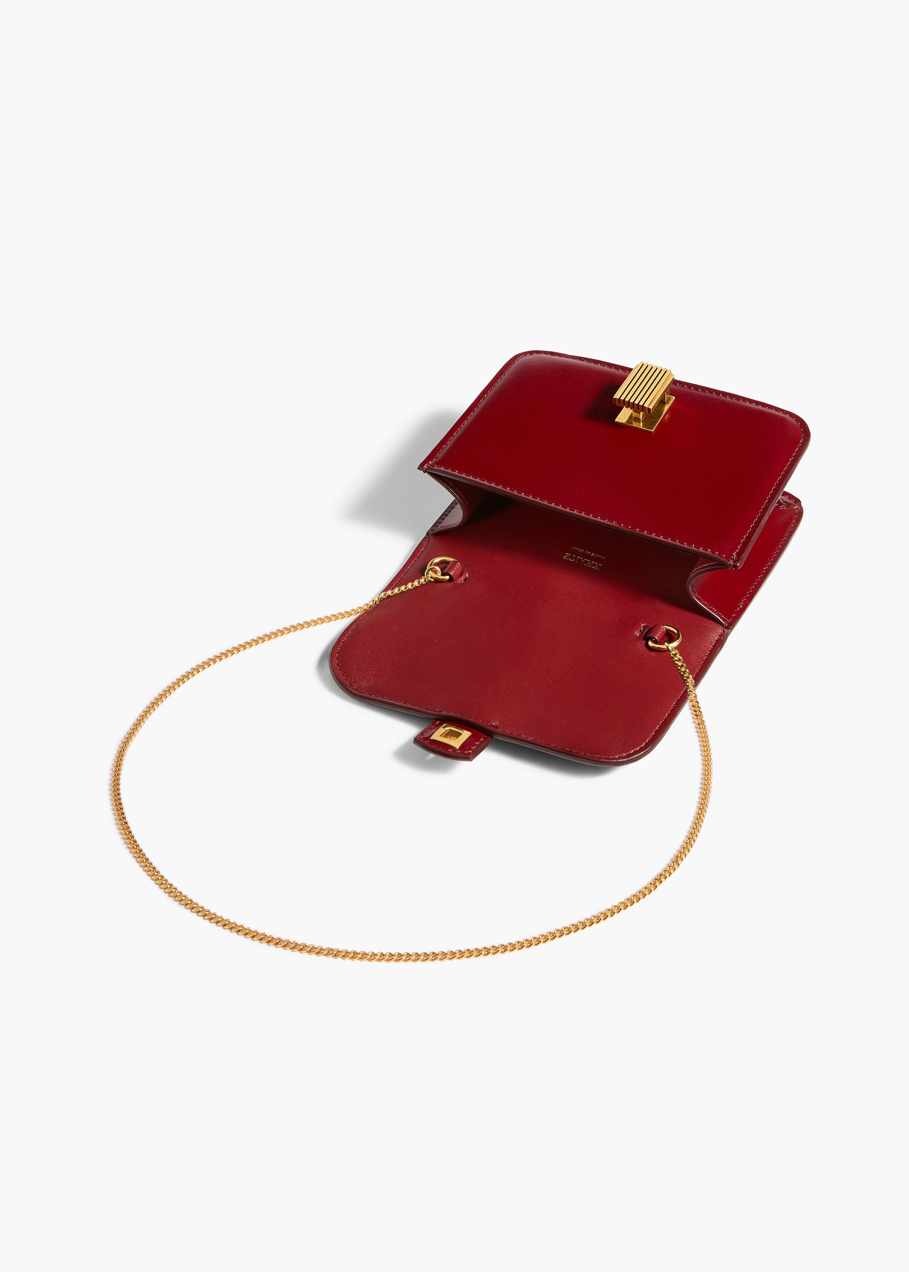KHAITE - Blake Nano Bag in Oxblood