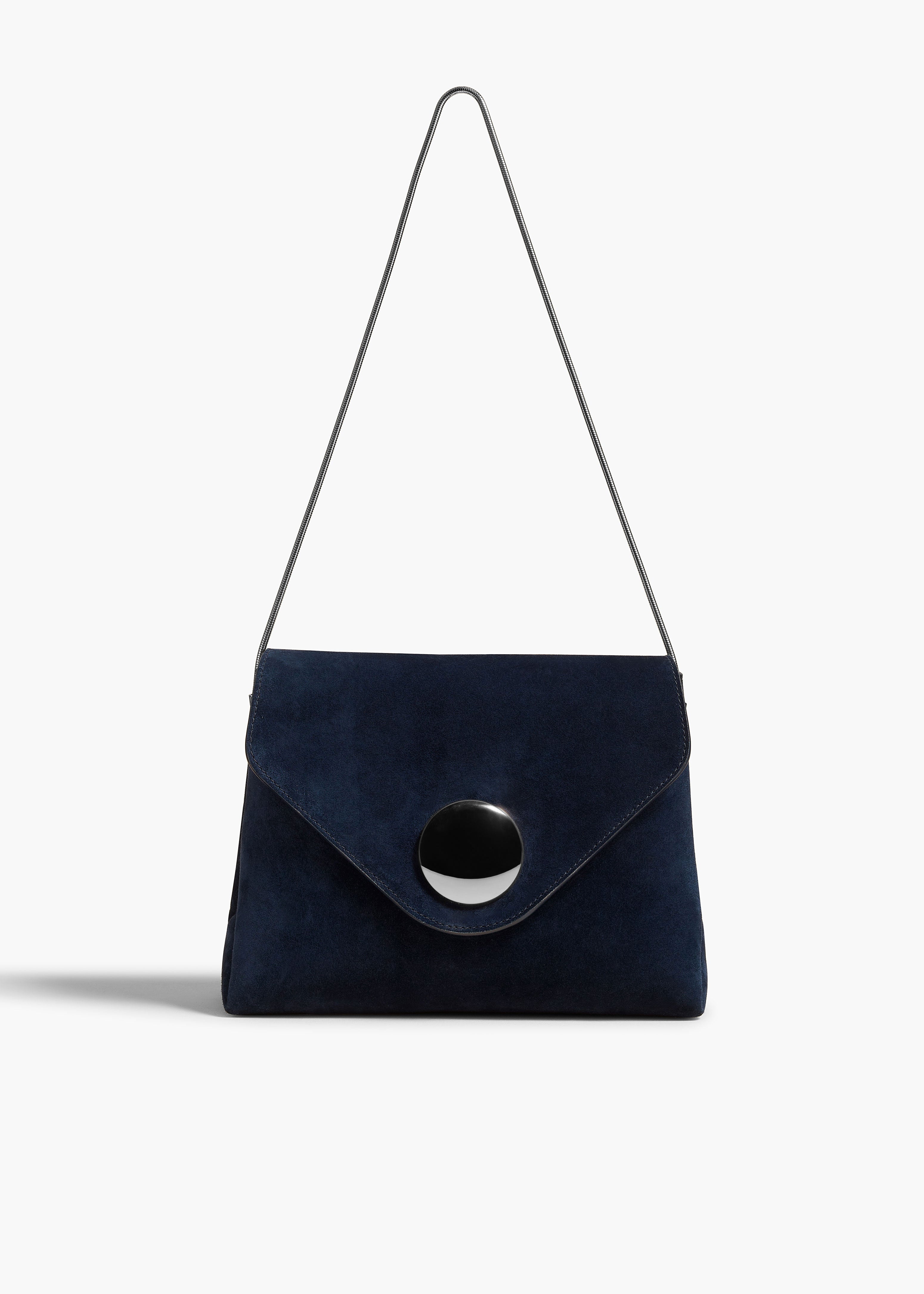 Suede Navy Blue Envelope Clutch Bag Blue Clutch Bag Faux Suede