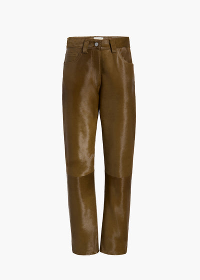 Callum Pant in Almond Haircalf