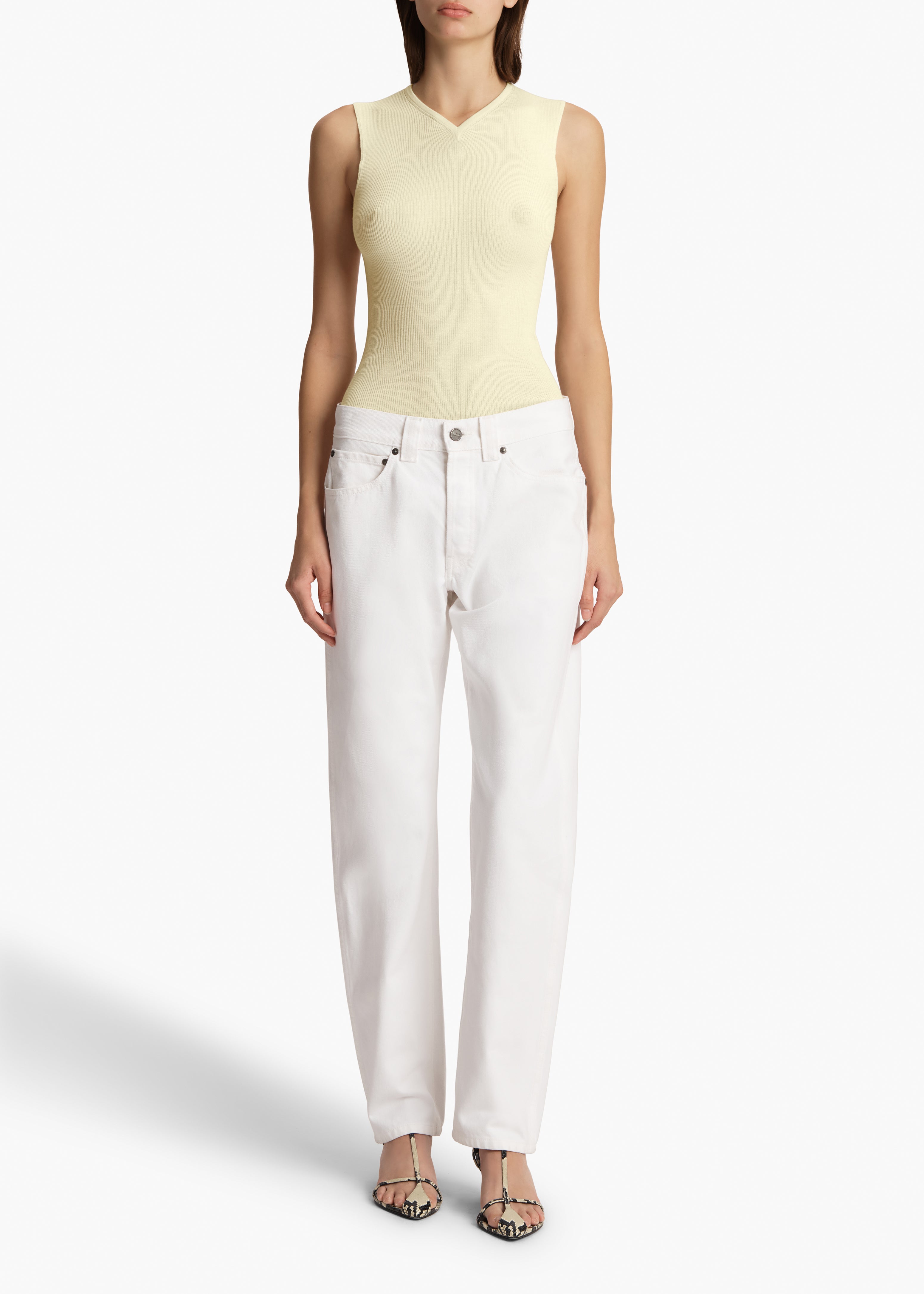 Callum Jean in White STYLED VIEW