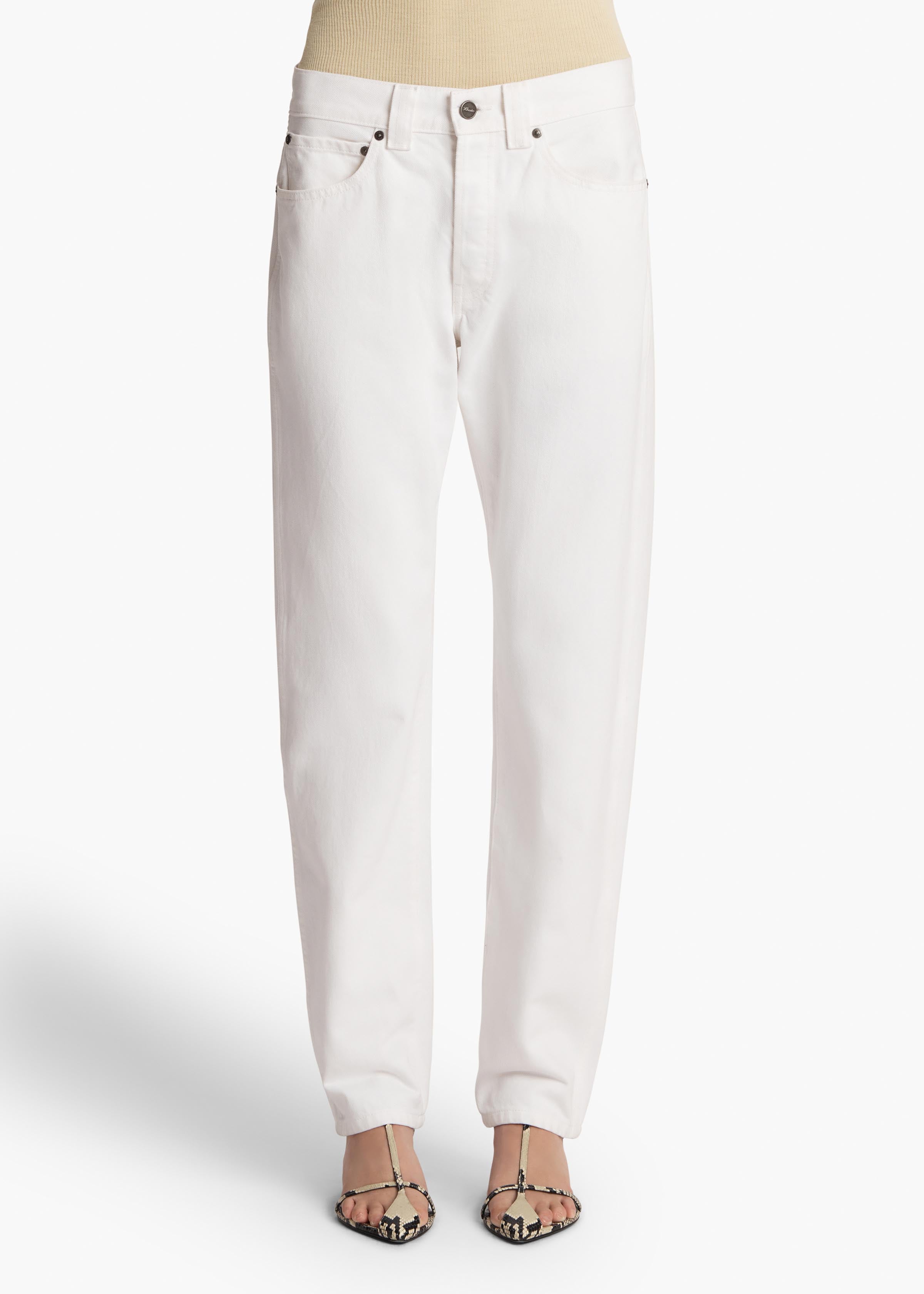 Callum Jean in White FRONT VIEW