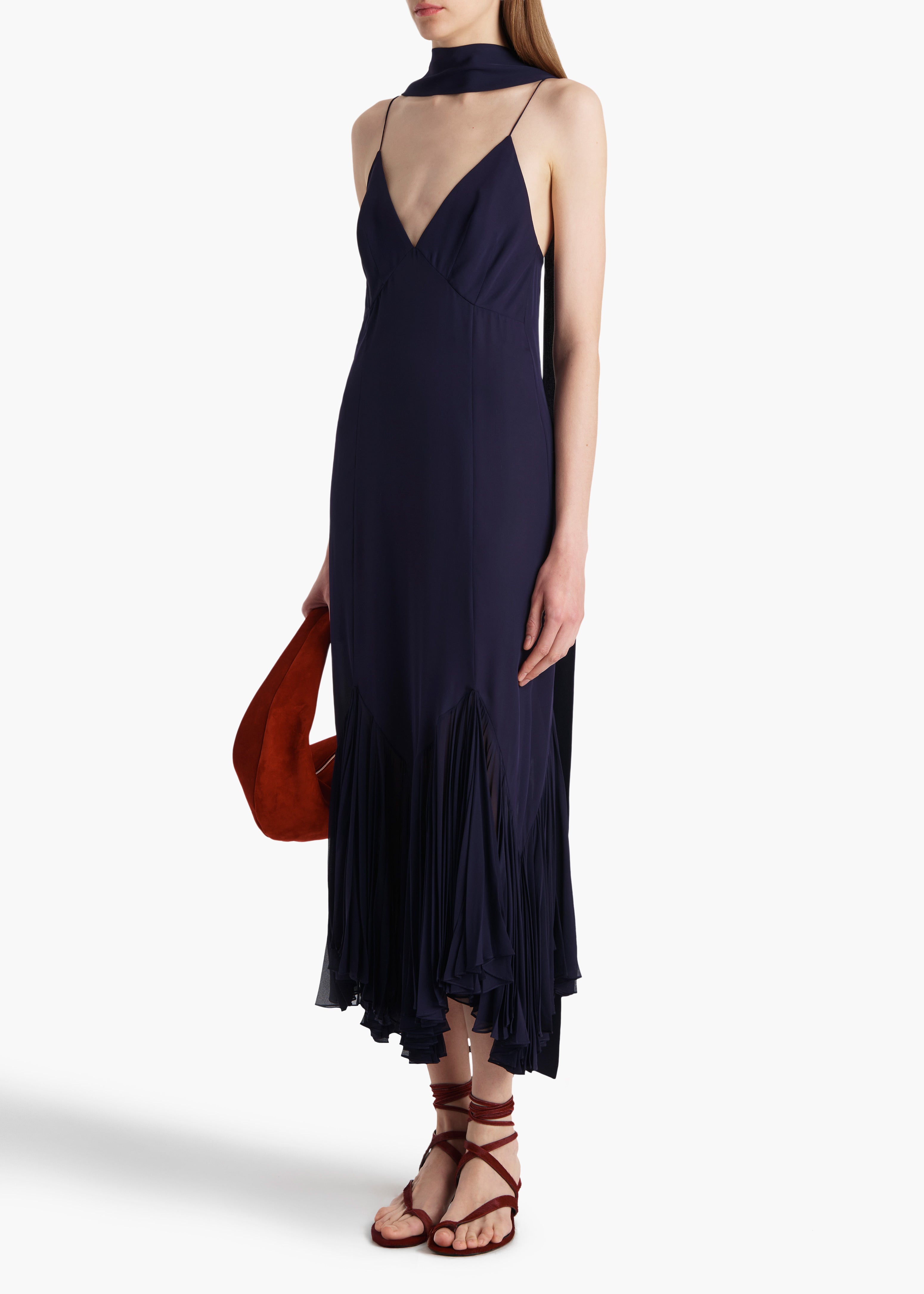 Candita Dress in Amethyst STYLED VIEW