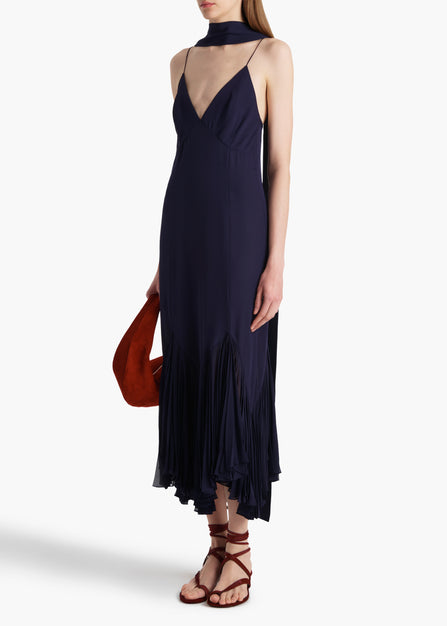 Candita Dress in Amethyst STYLED VIEW