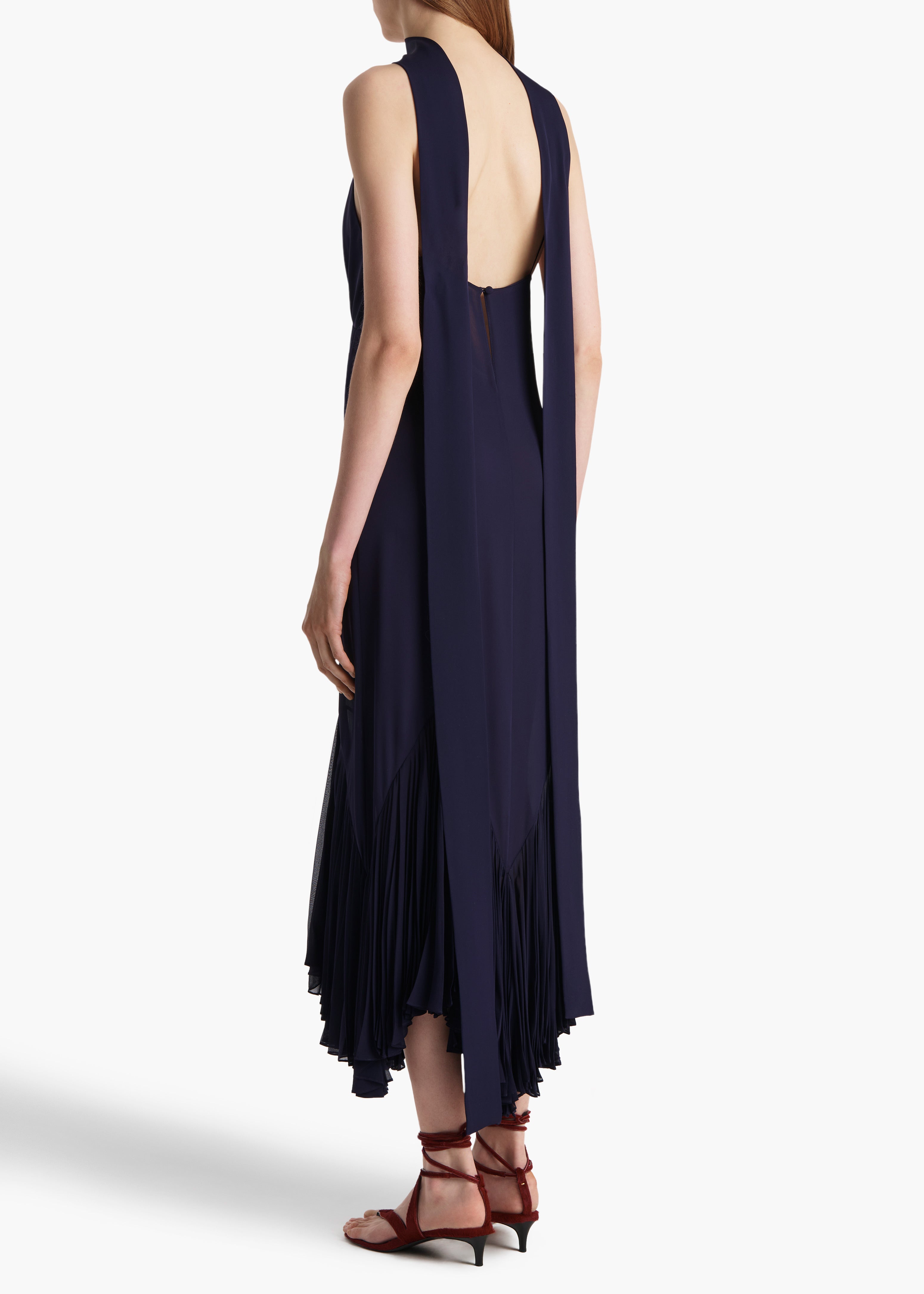 Candita Dress in Amethyst BACK VIEW