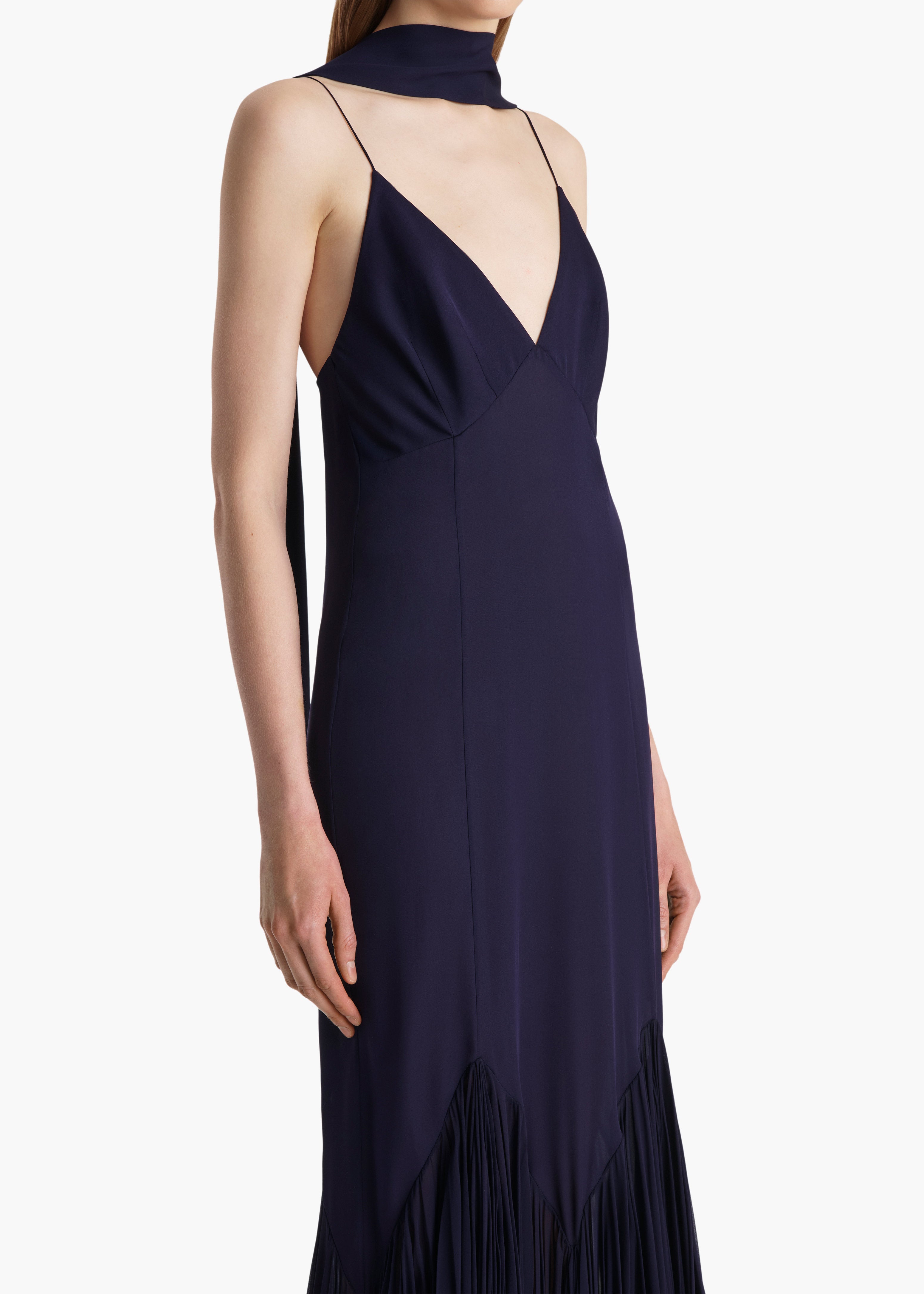 Candita Dress in Amethyst DETAILED VIEW 1