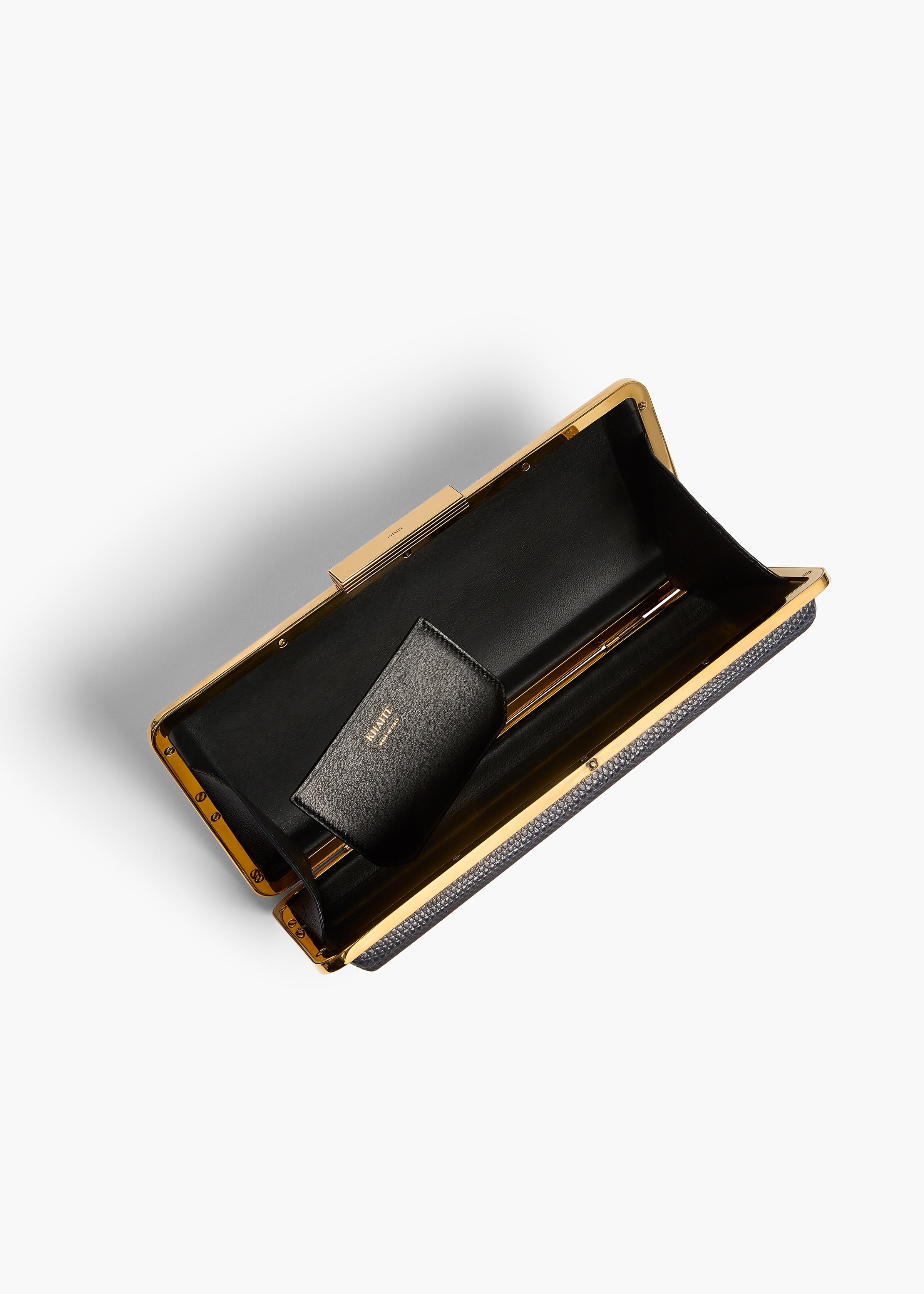 CASEY MINAUDIERE MIDNIGHT NAVY LIZARD H4019 1018 358 C