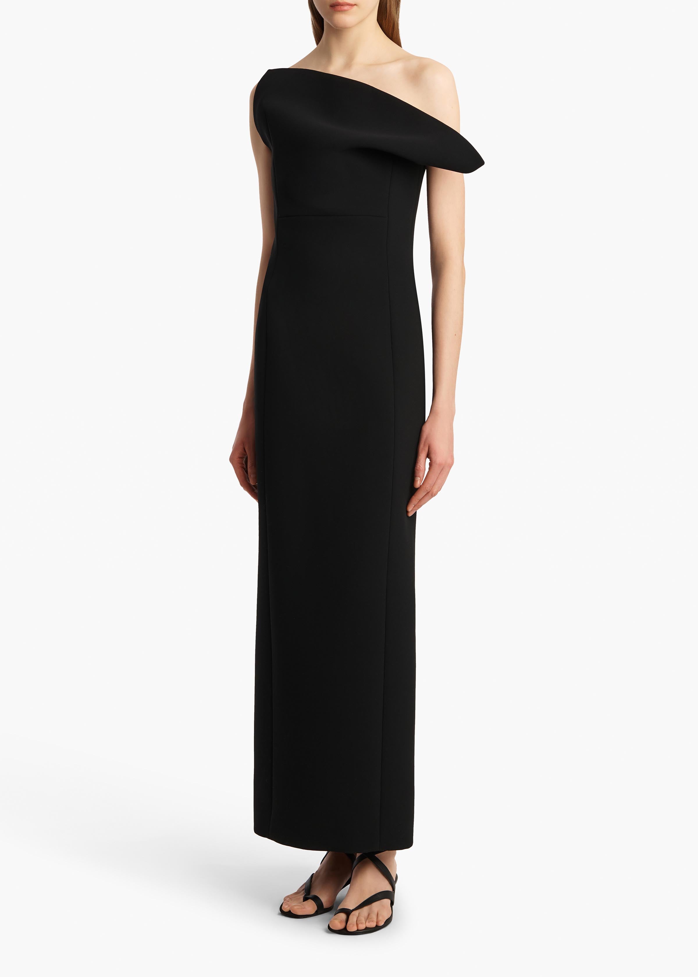 Cato Dress in Black STYLED VIEW