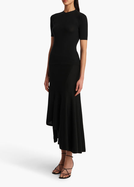 Celina Top in Black STYLED VIEW