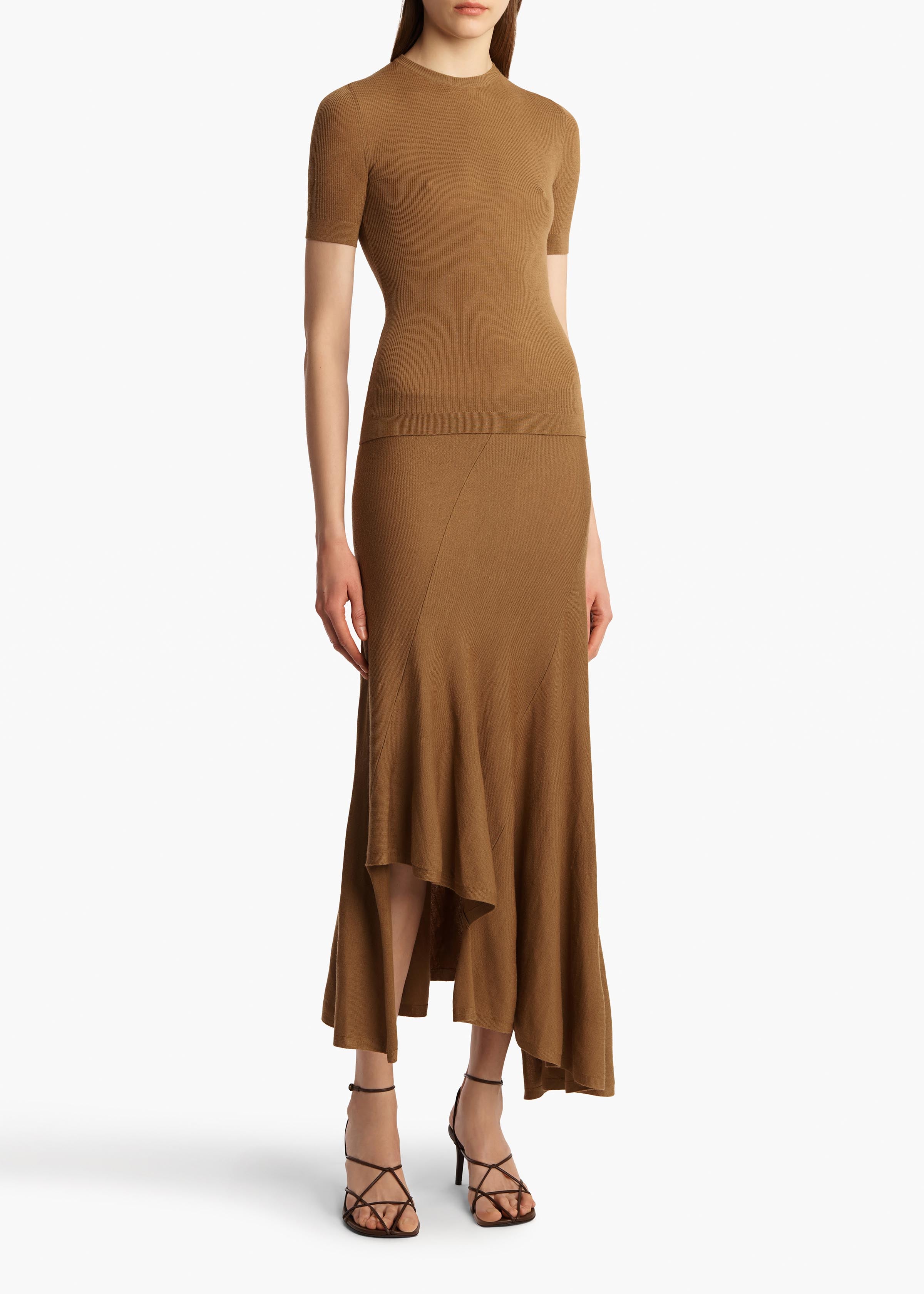 Celina Top in Maple STYLED VIEW