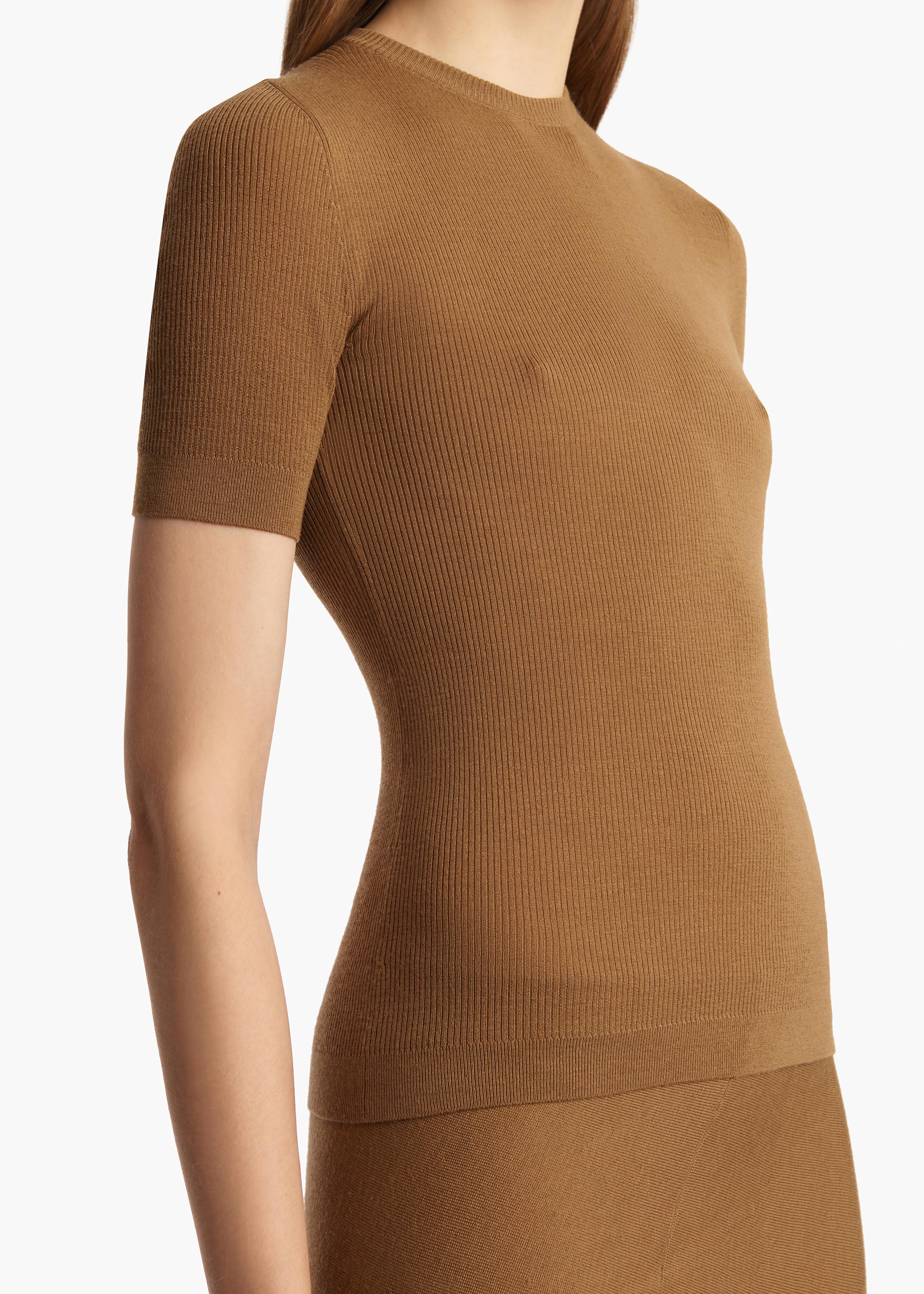 Celina Top in Maple DETAILED VIEW 1