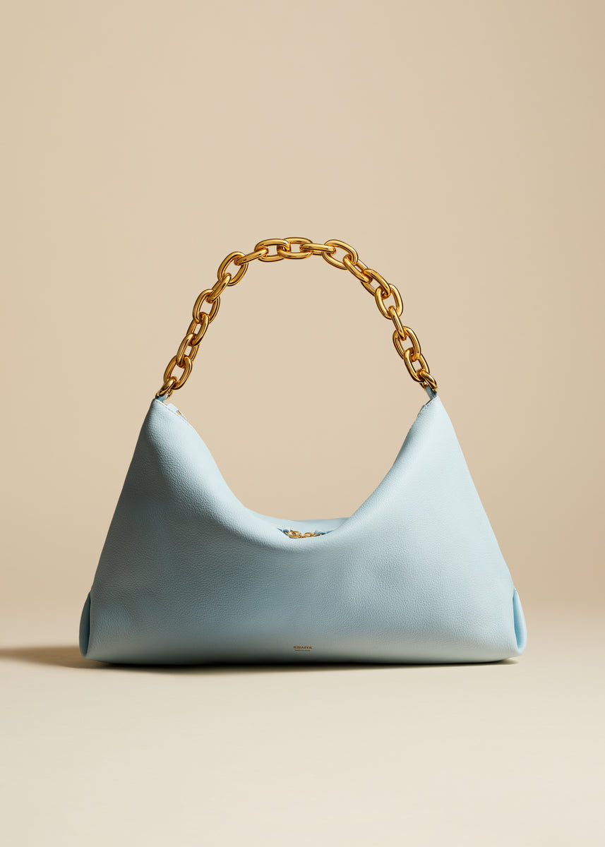 The Clara Bag in Baby Blue Leather