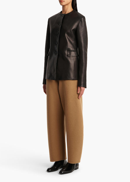 Clover Pant in Camel STYLED VIEW