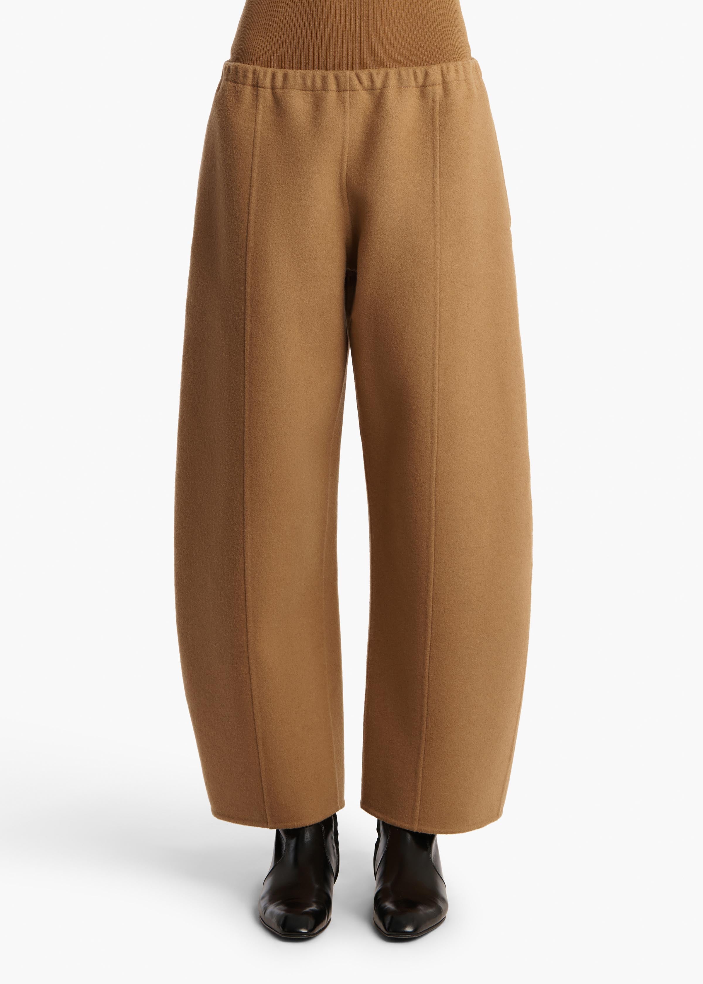 Clover Pant in Camel FRONT VIEW