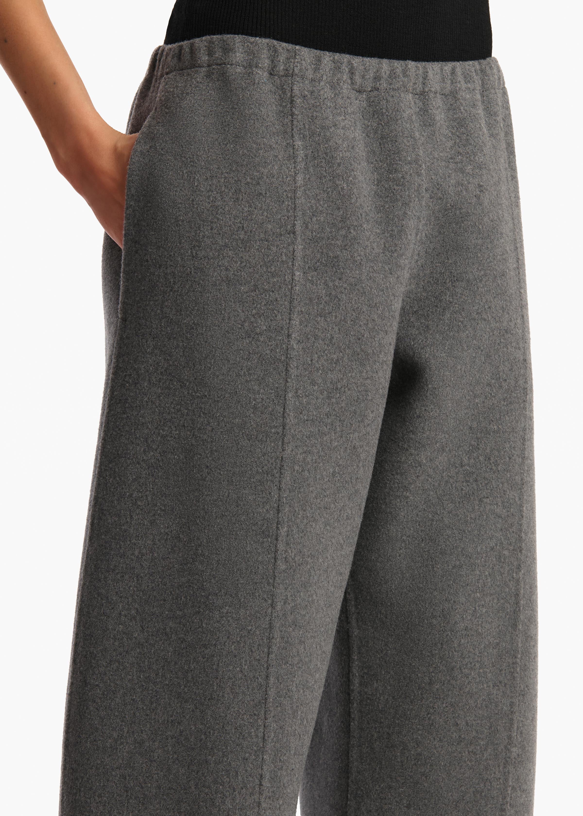 Clover Pant in Grey Melange DETAILED VIEW 1