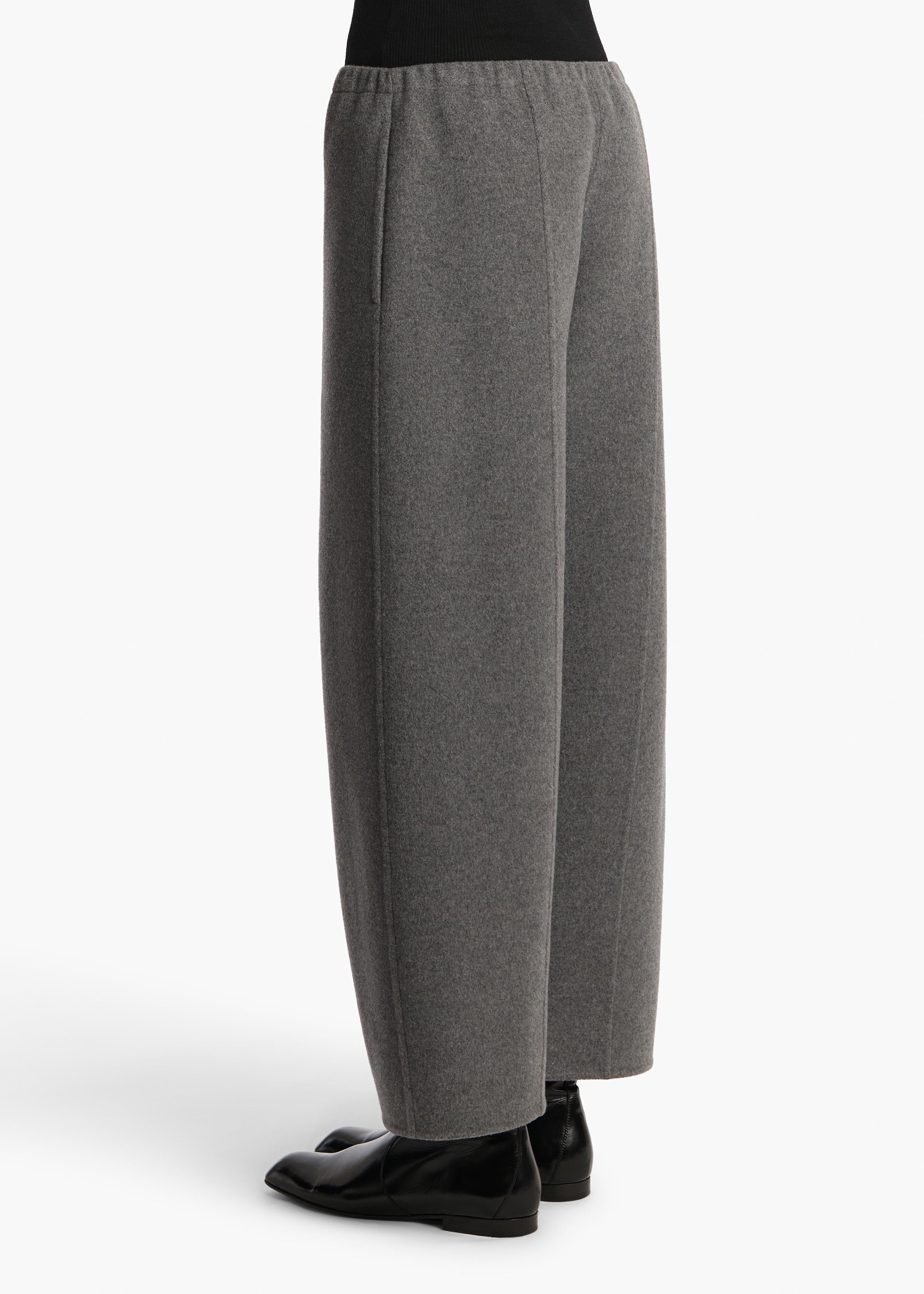 Clover Pant in Grey Melange BACK VIEW