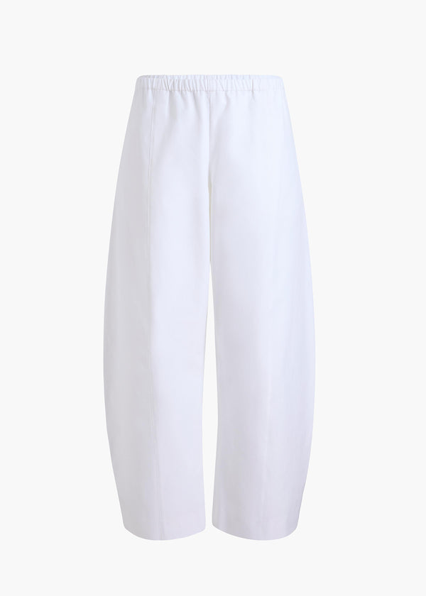 Clover Pant in White FLAT VIEW