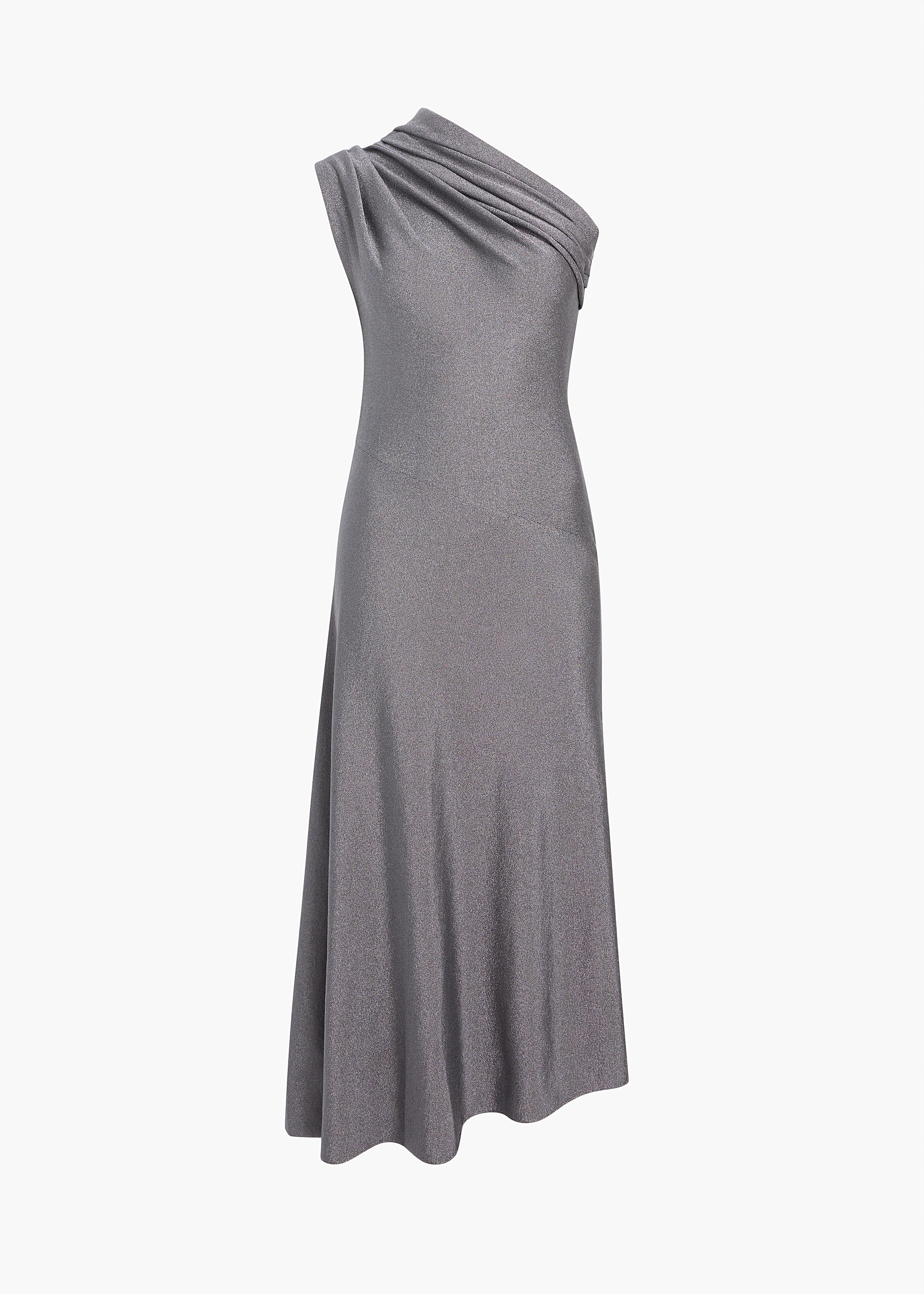 Khaite Women's Coast Dress - Gray - Casual Dresses Khaite Women's Coast Dress - Gray - Casual Dresses